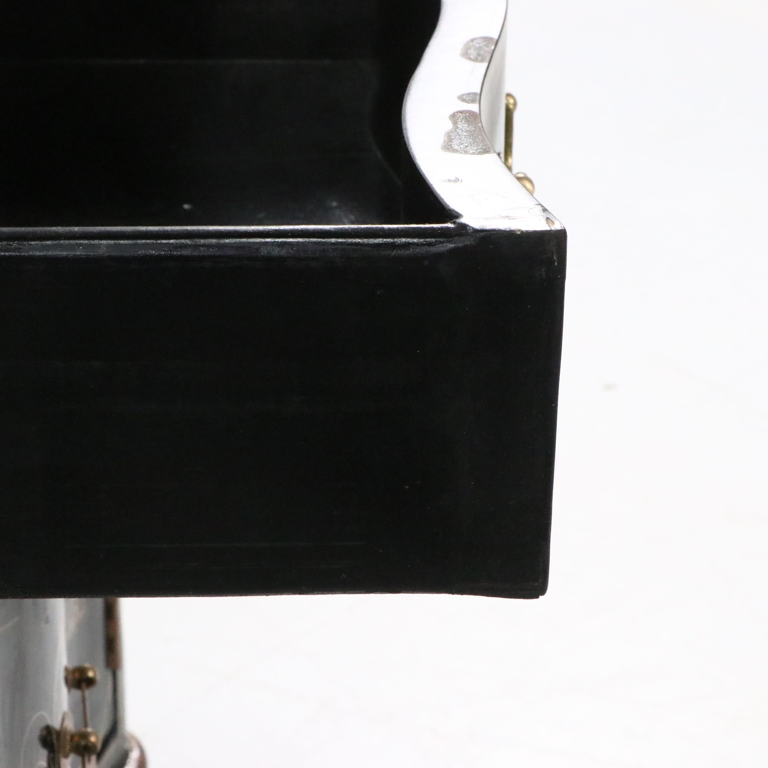 Chinese Embellished and Lacquered Wood Commode, Late 20th Century