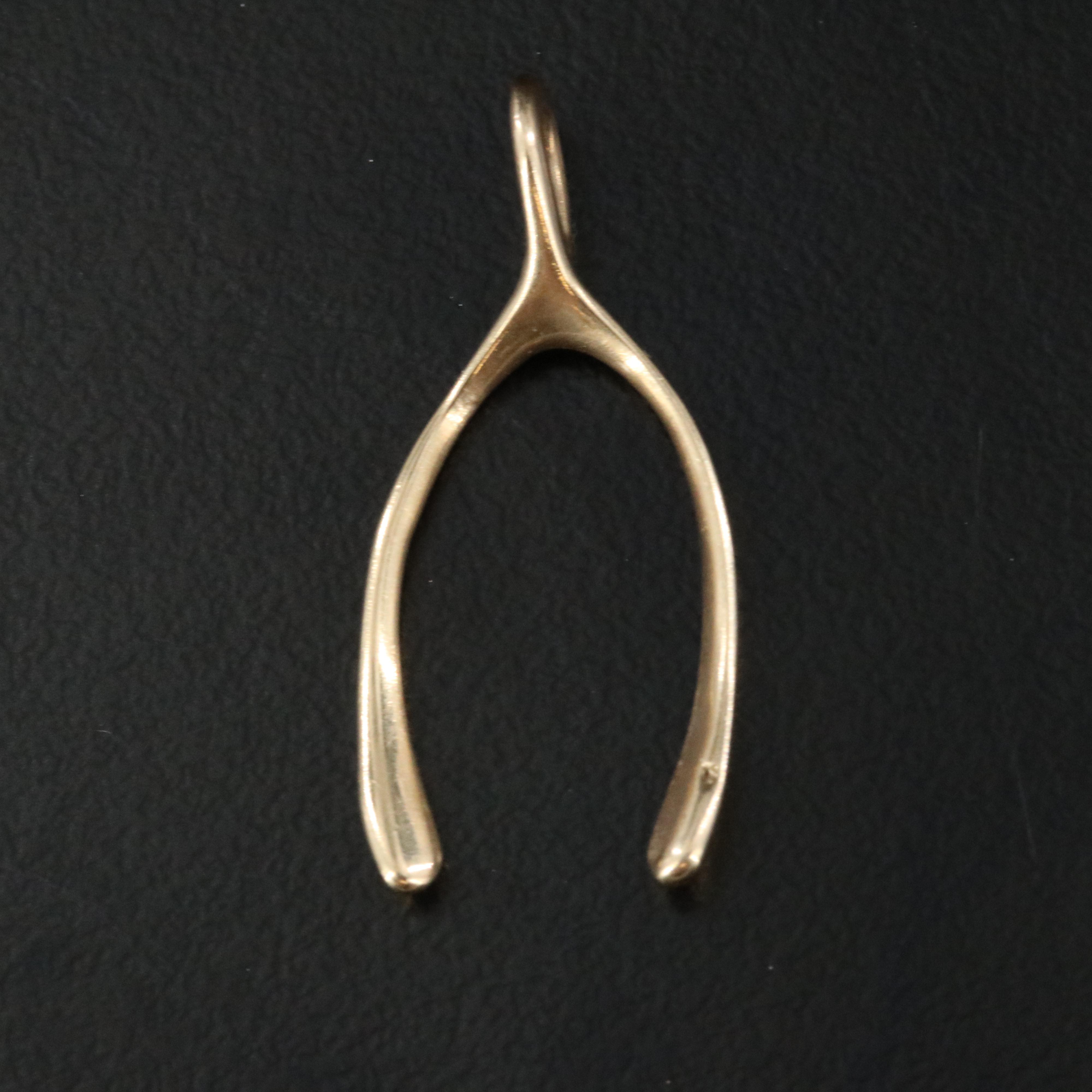 9K Baby Charm with 14K Scottie Dog, Wishbone and Key Charms