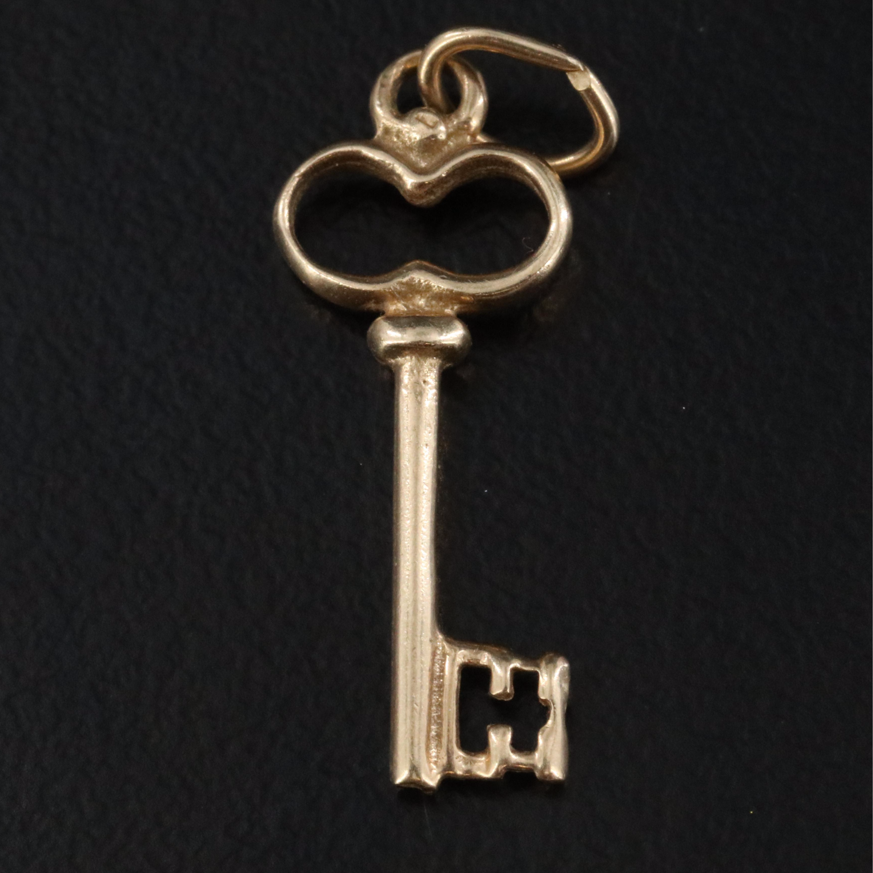 9K Baby Charm with 14K Scottie Dog, Wishbone and Key Charms