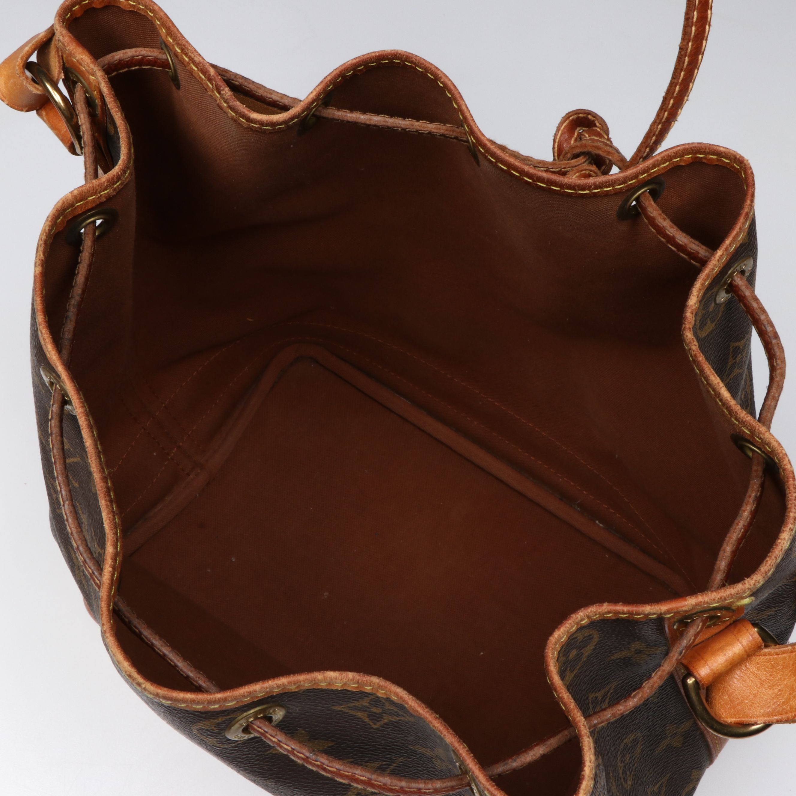 Vintage Louis Vuitton Noé Bag in Monogram Canvas and Vachetta Leather, 1980s