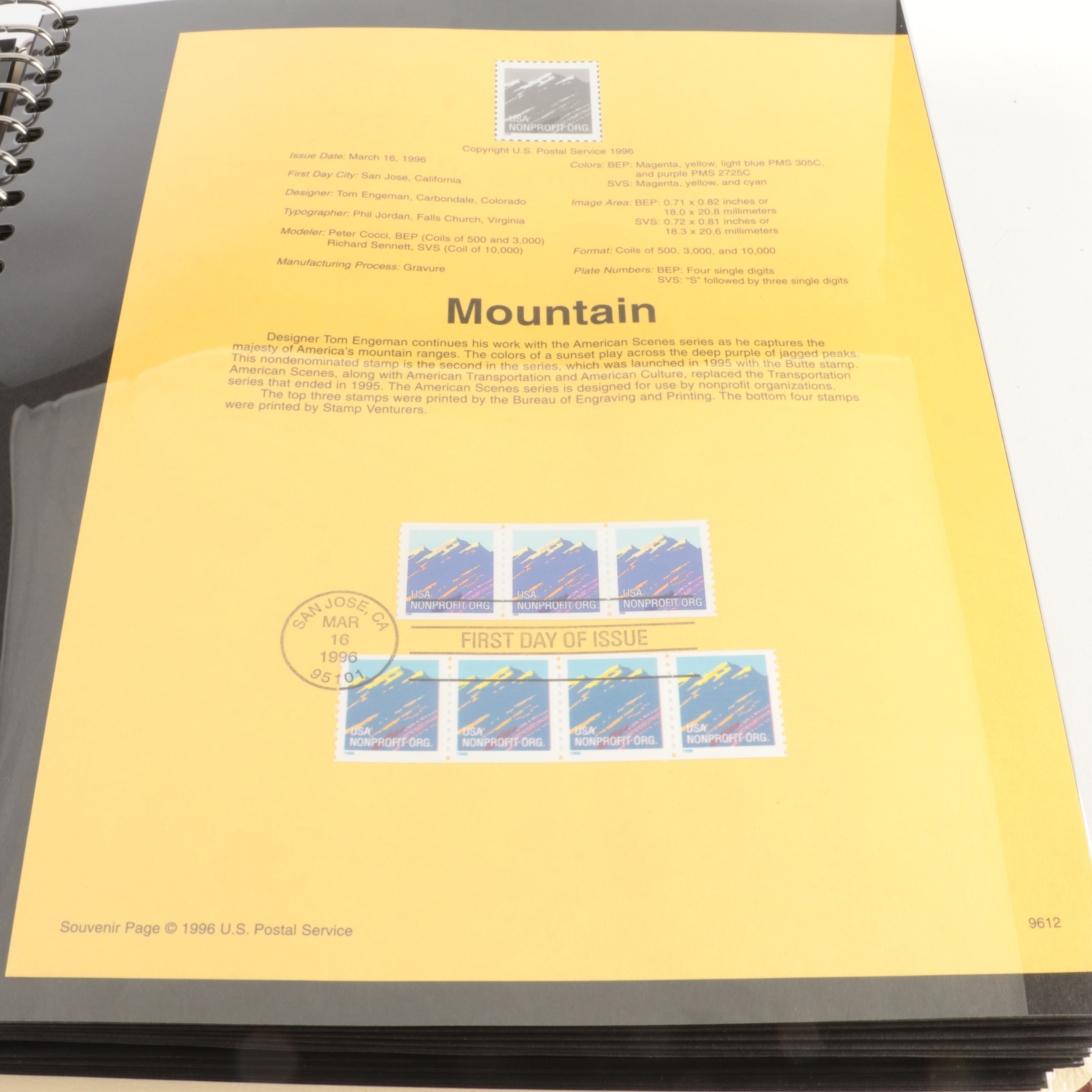 Four U.S. Postage Stamp Albums, Including First Day Panels and More