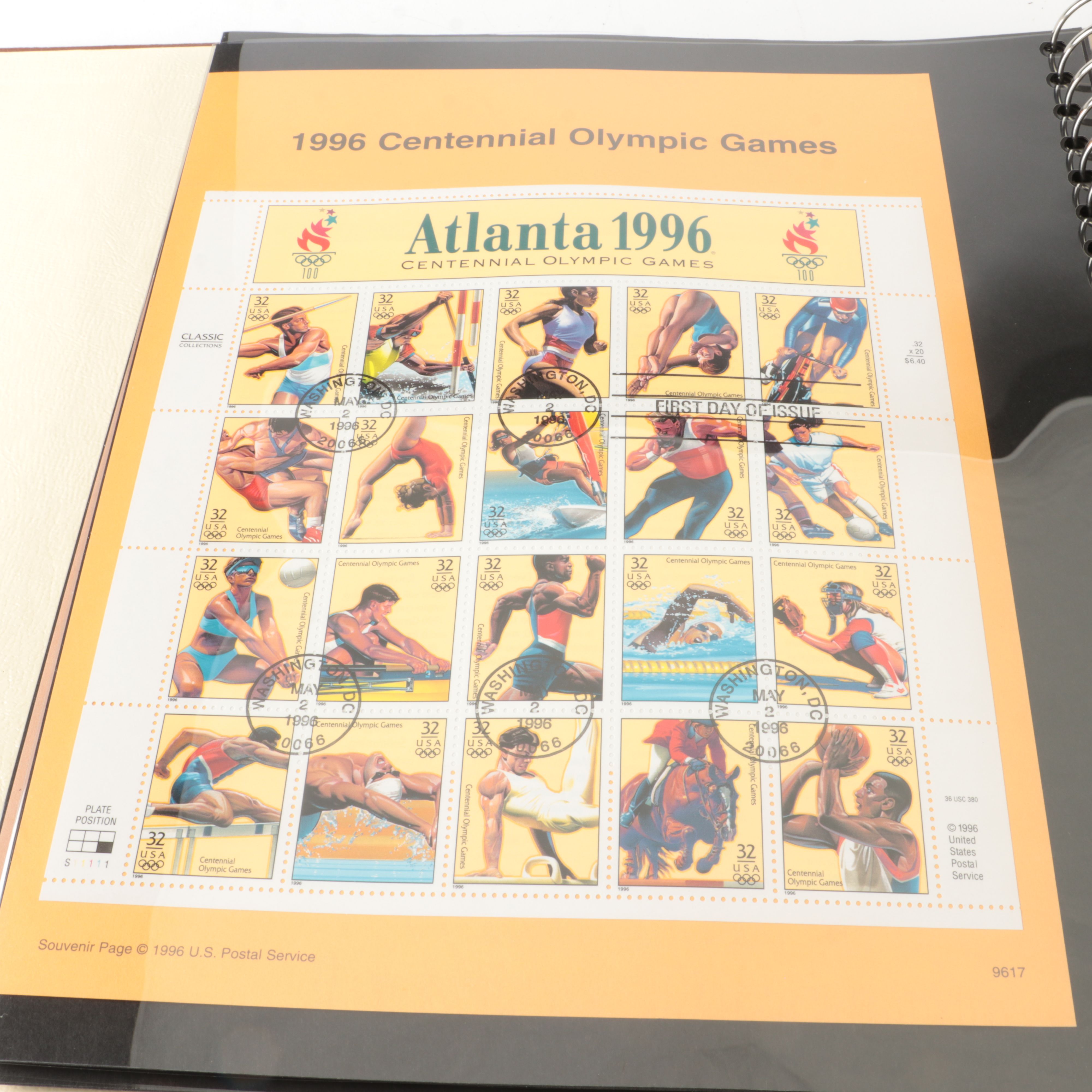 Four U.S. Postage Stamp Albums, Including First Day Panels and More