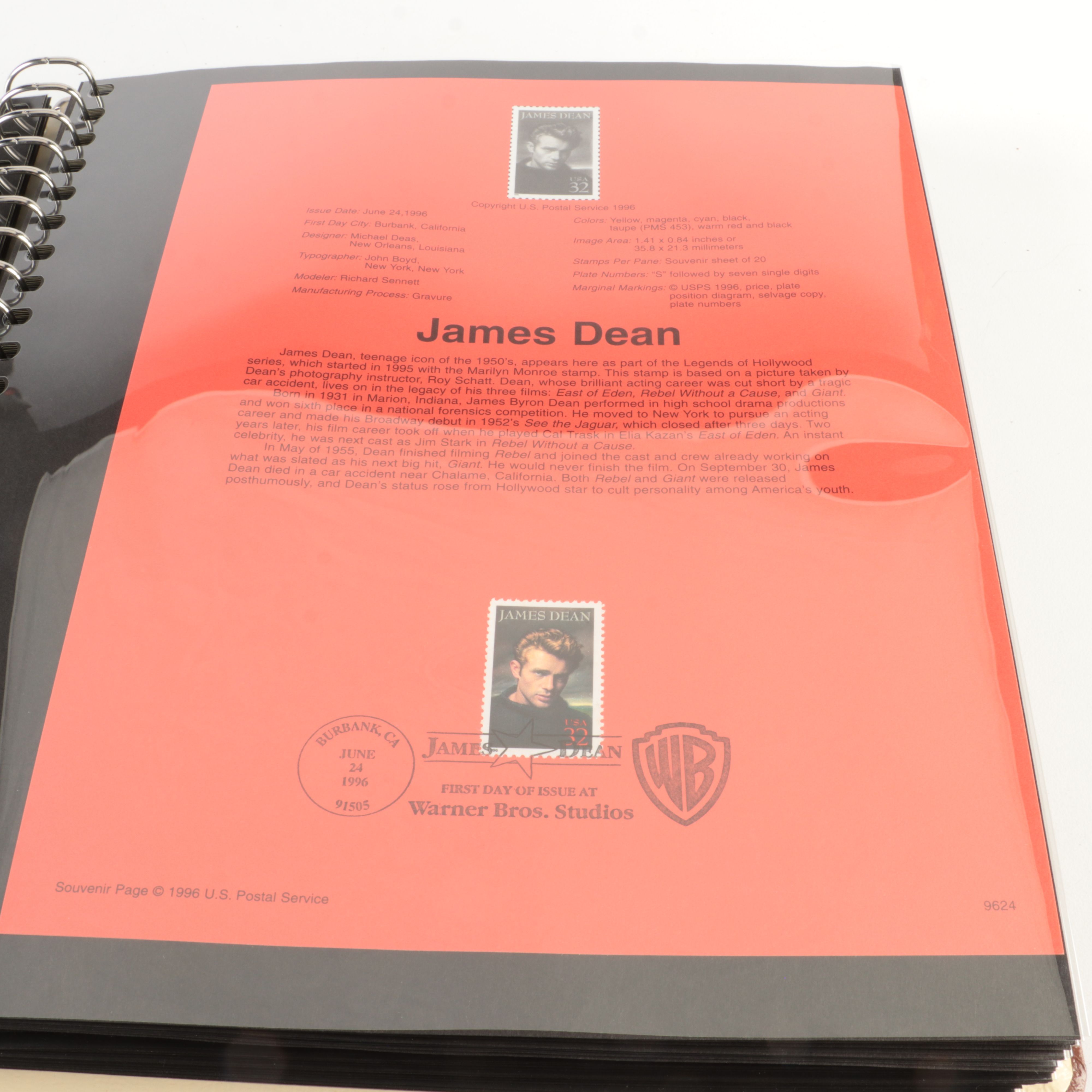 Four U.S. Postage Stamp Albums, Including First Day Panels and More