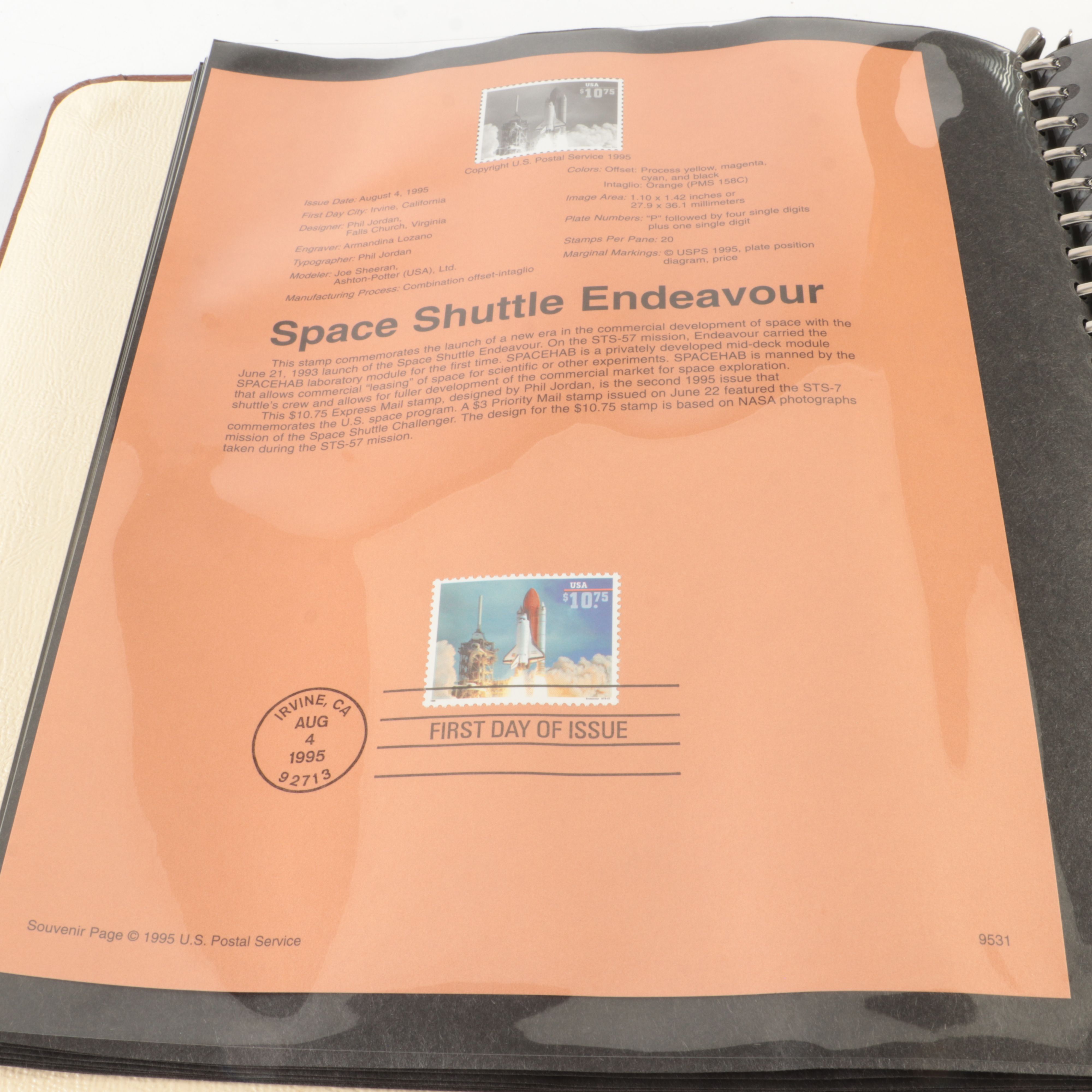 Four U.S. Postage Stamp Albums, Including First Day Panels and More