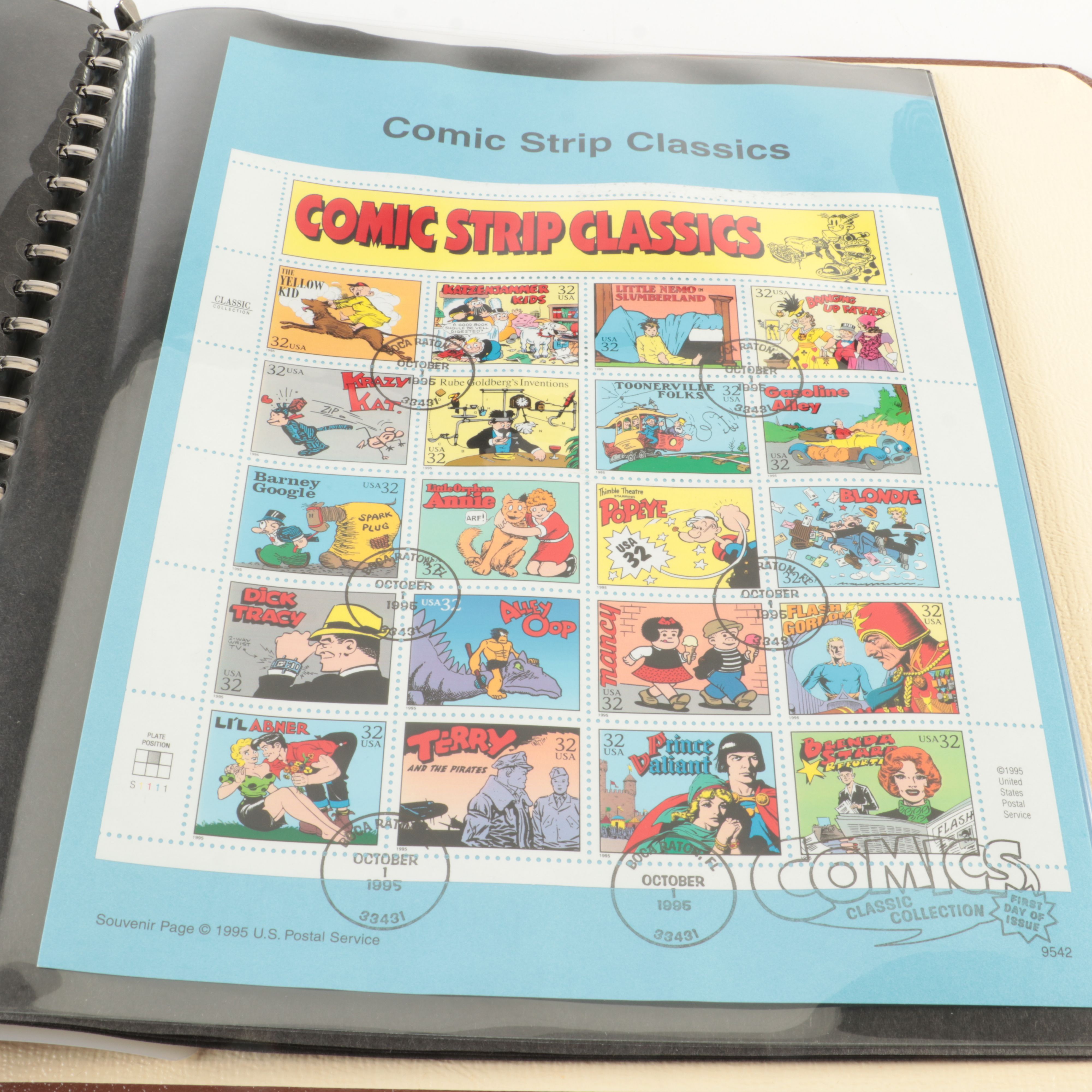 Four U.S. Postage Stamp Albums, Including First Day Panels and More