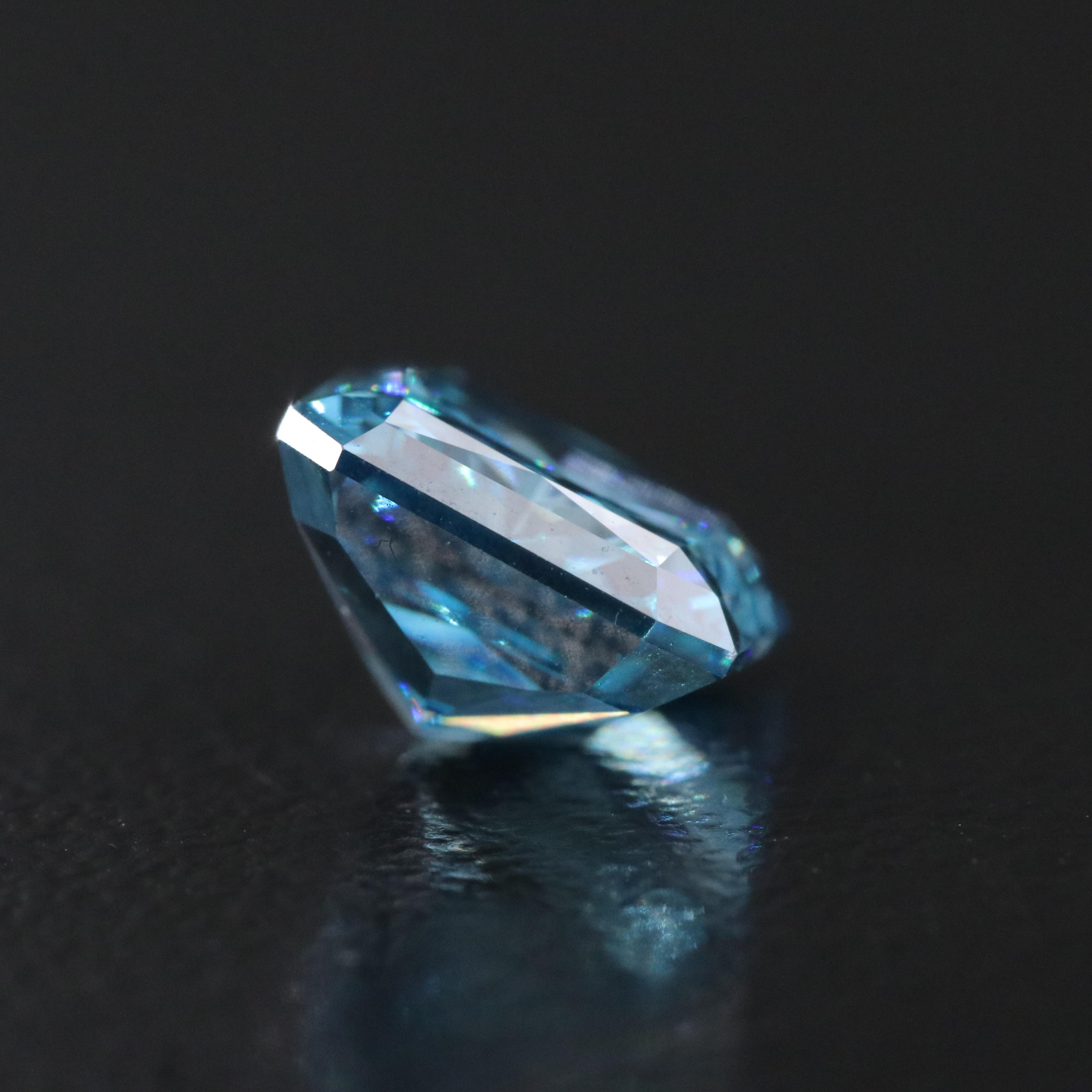 Loose 2.53 CT Fancy Blue Lab Grown Diamond