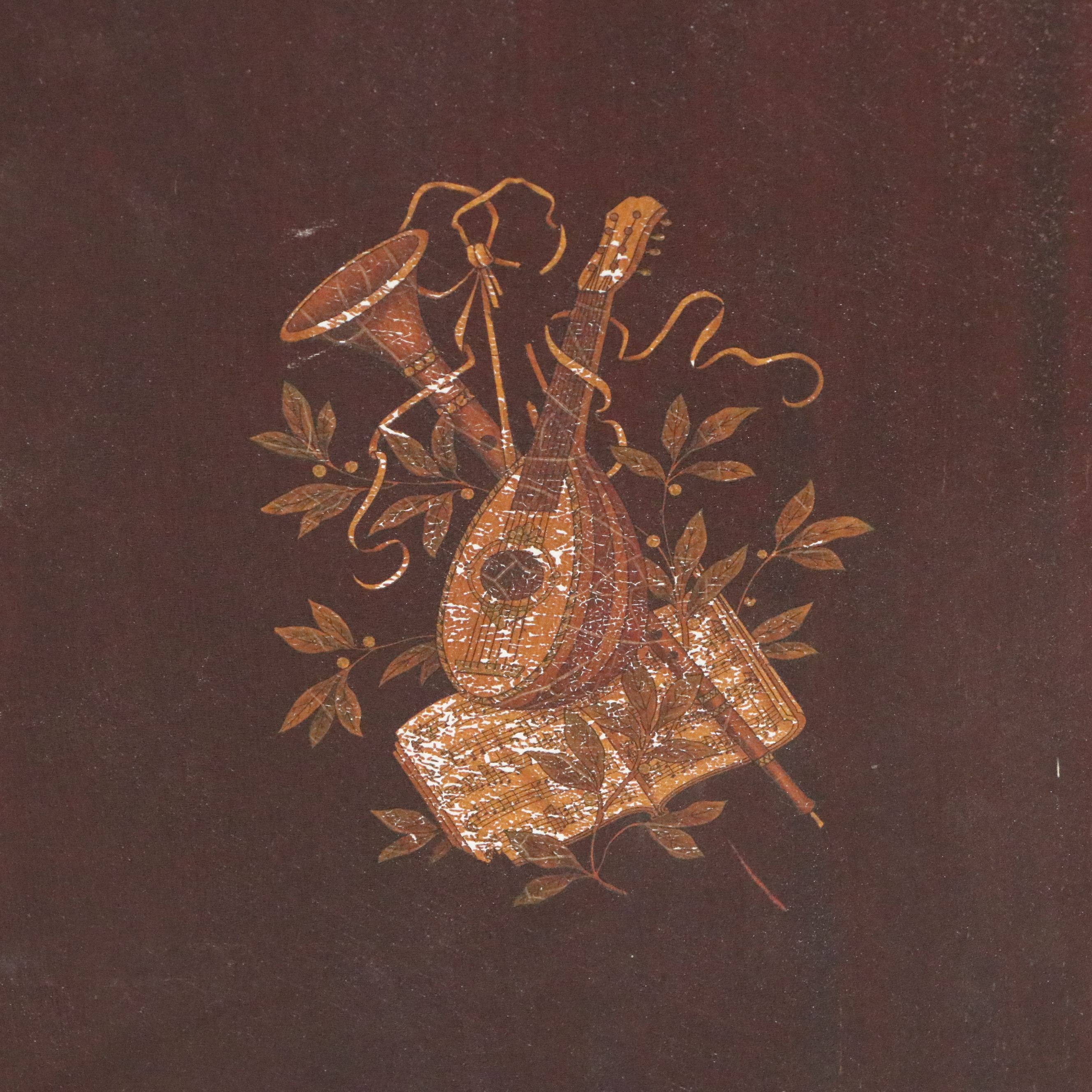 Late Victorian Mahogany Sheet Music Cabinet, Late 19th/Early 20th Century