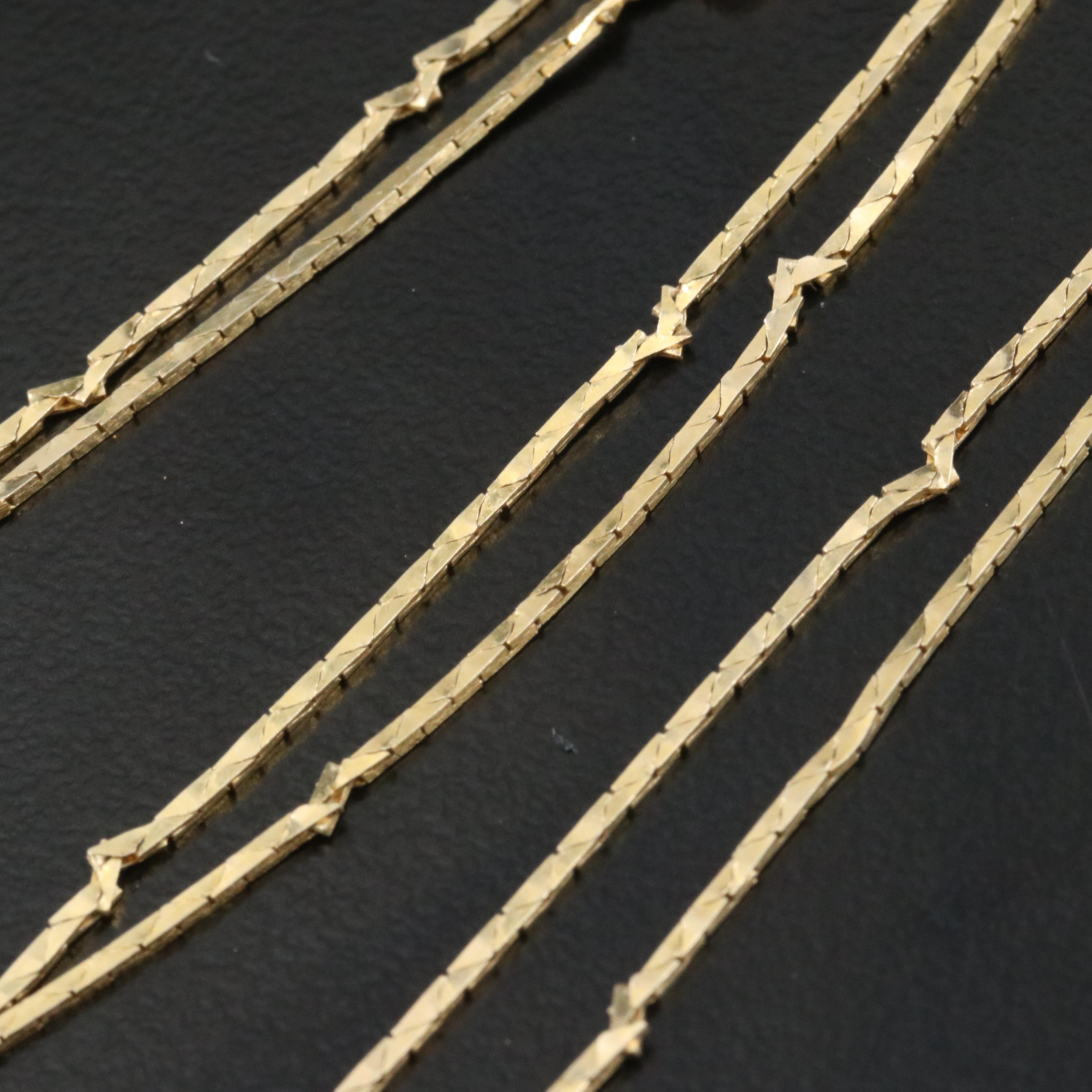 14K Cobra Chain Necklace