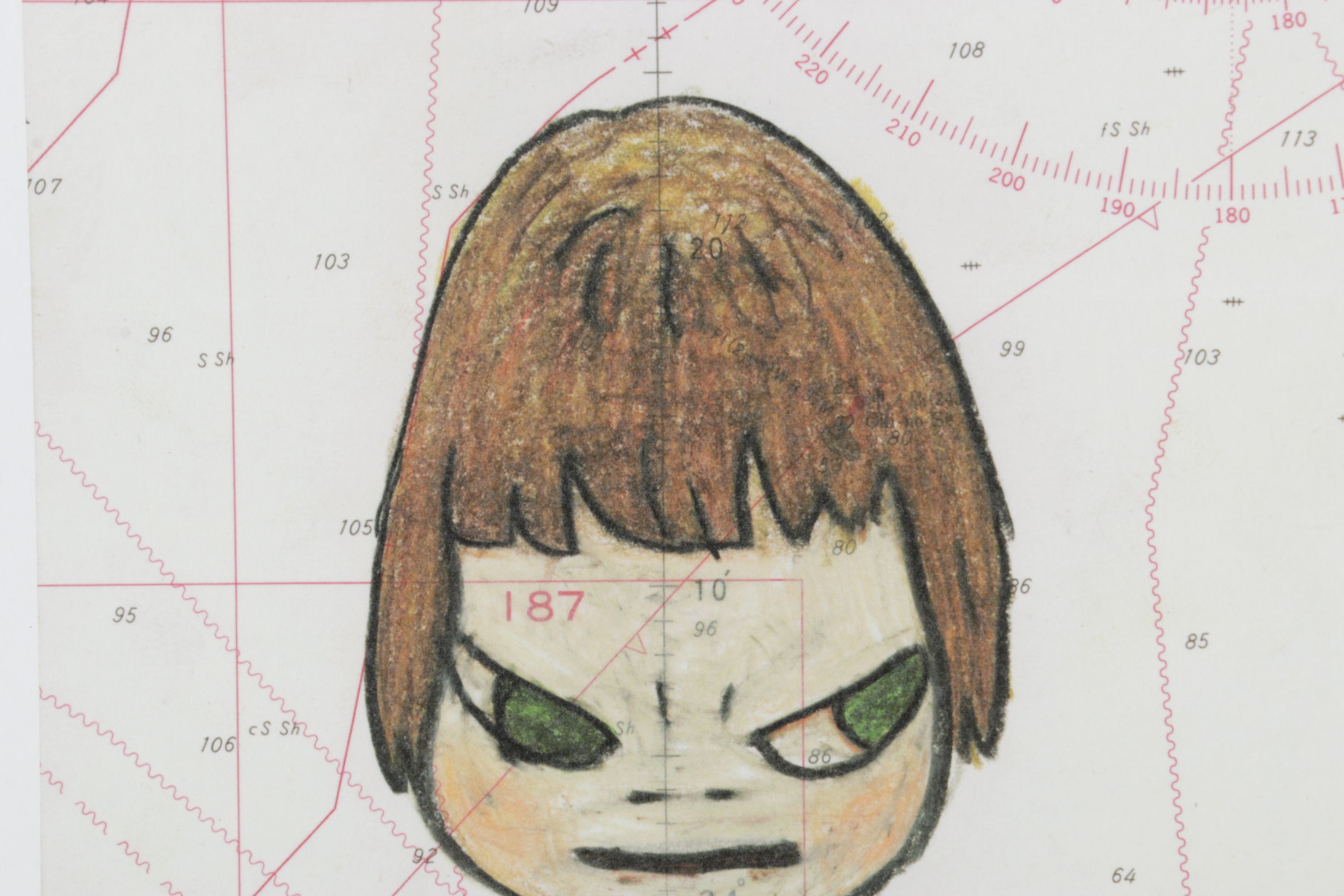 Yoshitomo Nara Offset Lithograph from "Drawing File," 2005