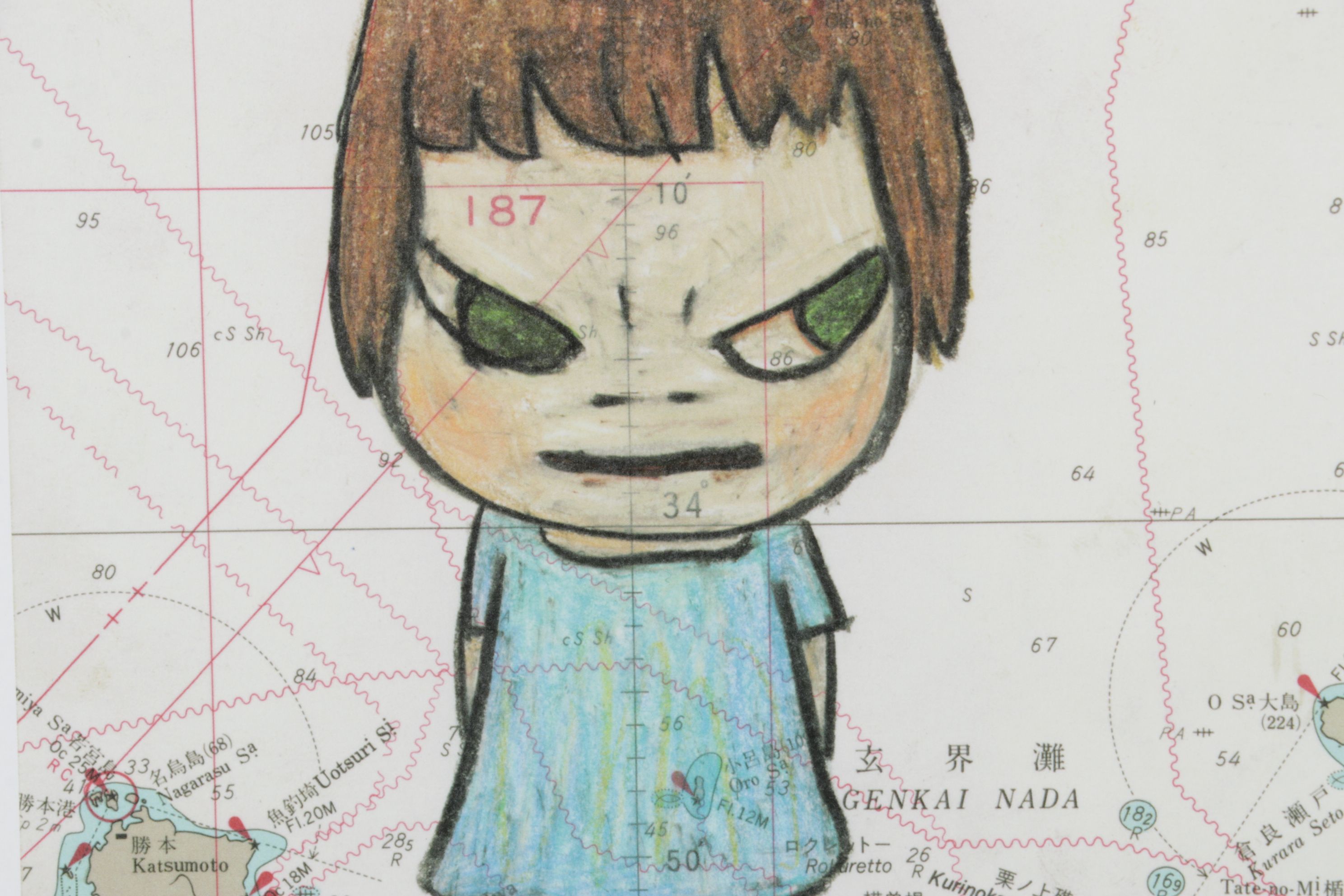 Yoshitomo Nara Offset Lithograph from "Drawing File," 2005