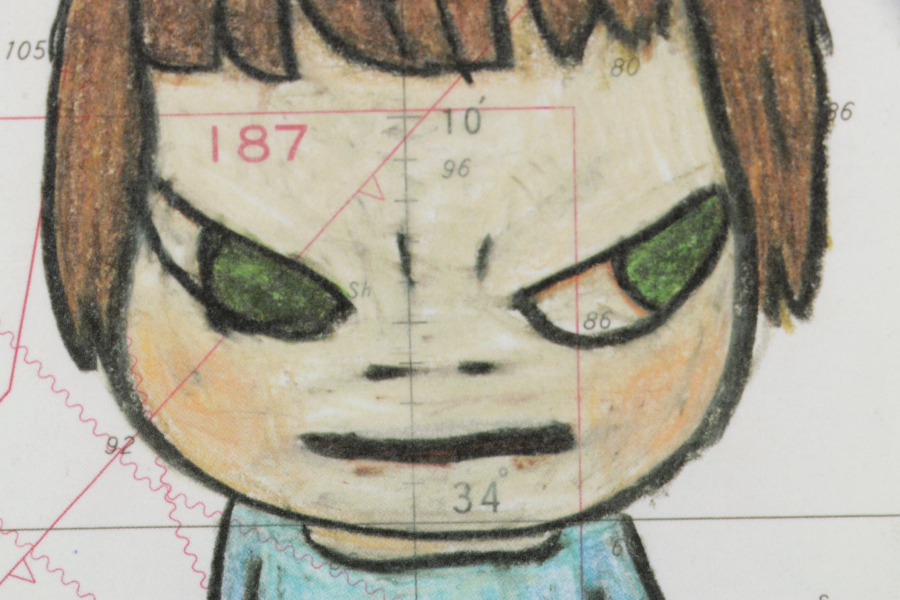 Yoshitomo Nara Offset Lithograph from "Drawing File," 2005