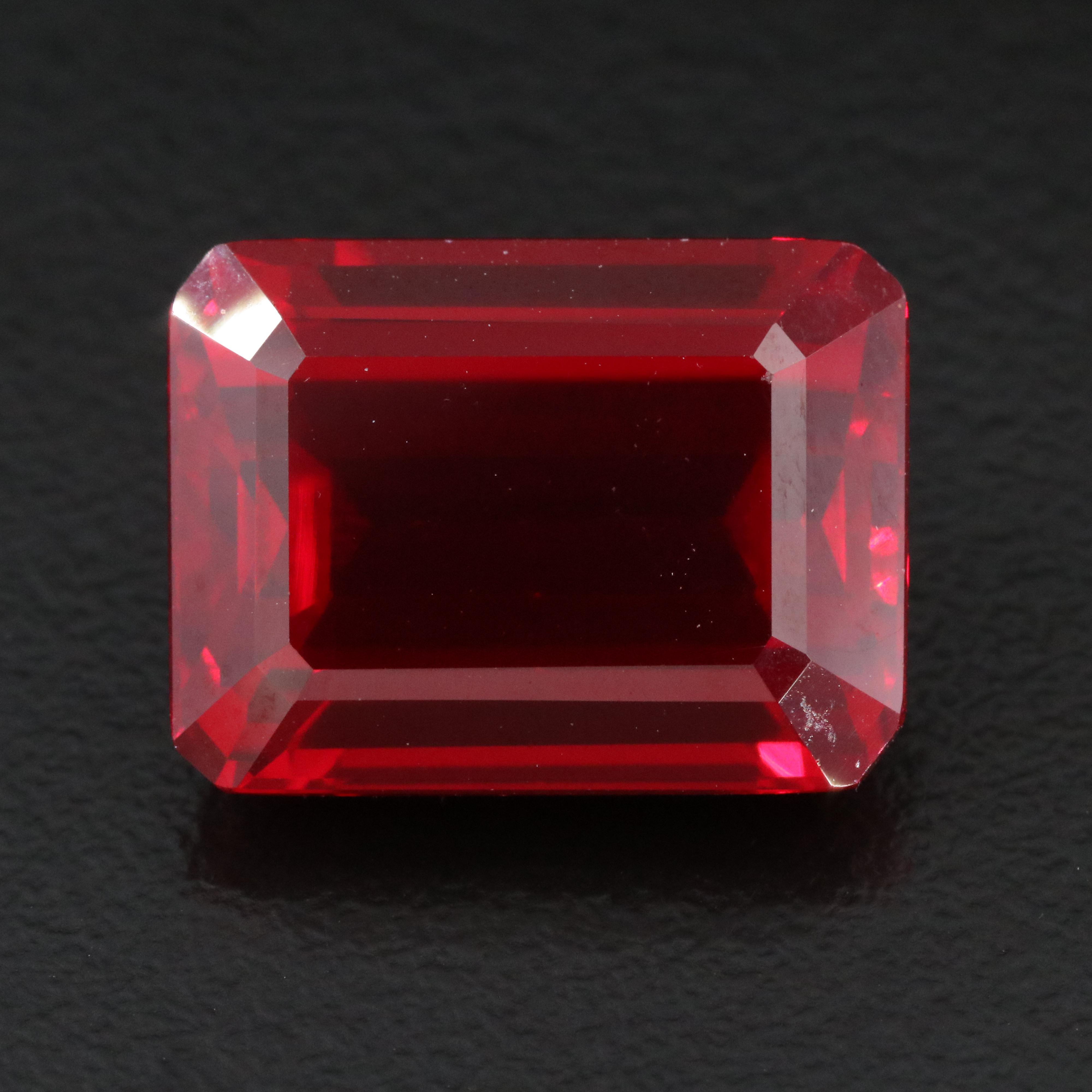 Loose 18.45 CTW Lab Grown Ruby