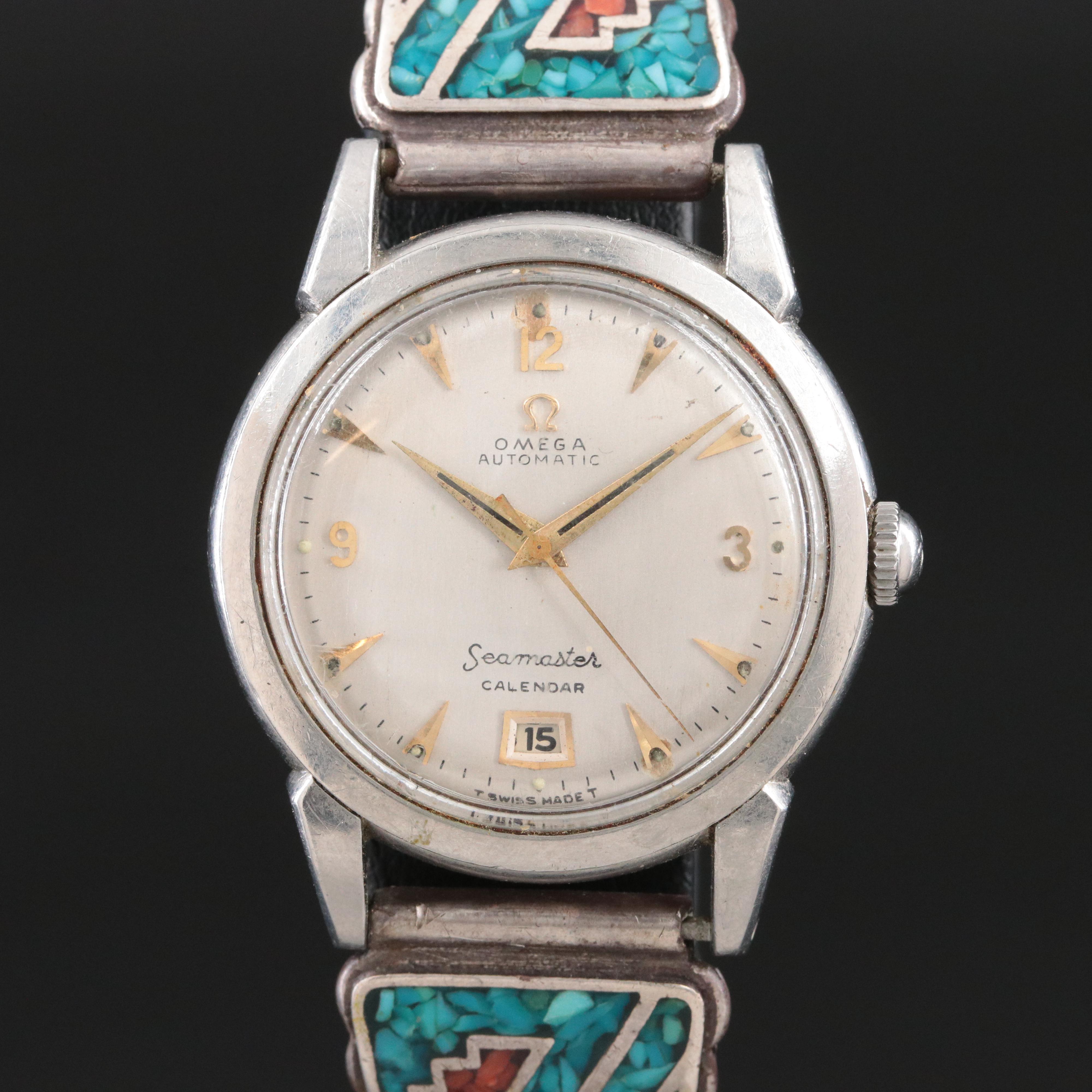 Omega Seamaster Calendar Vintage Watch c.1950s