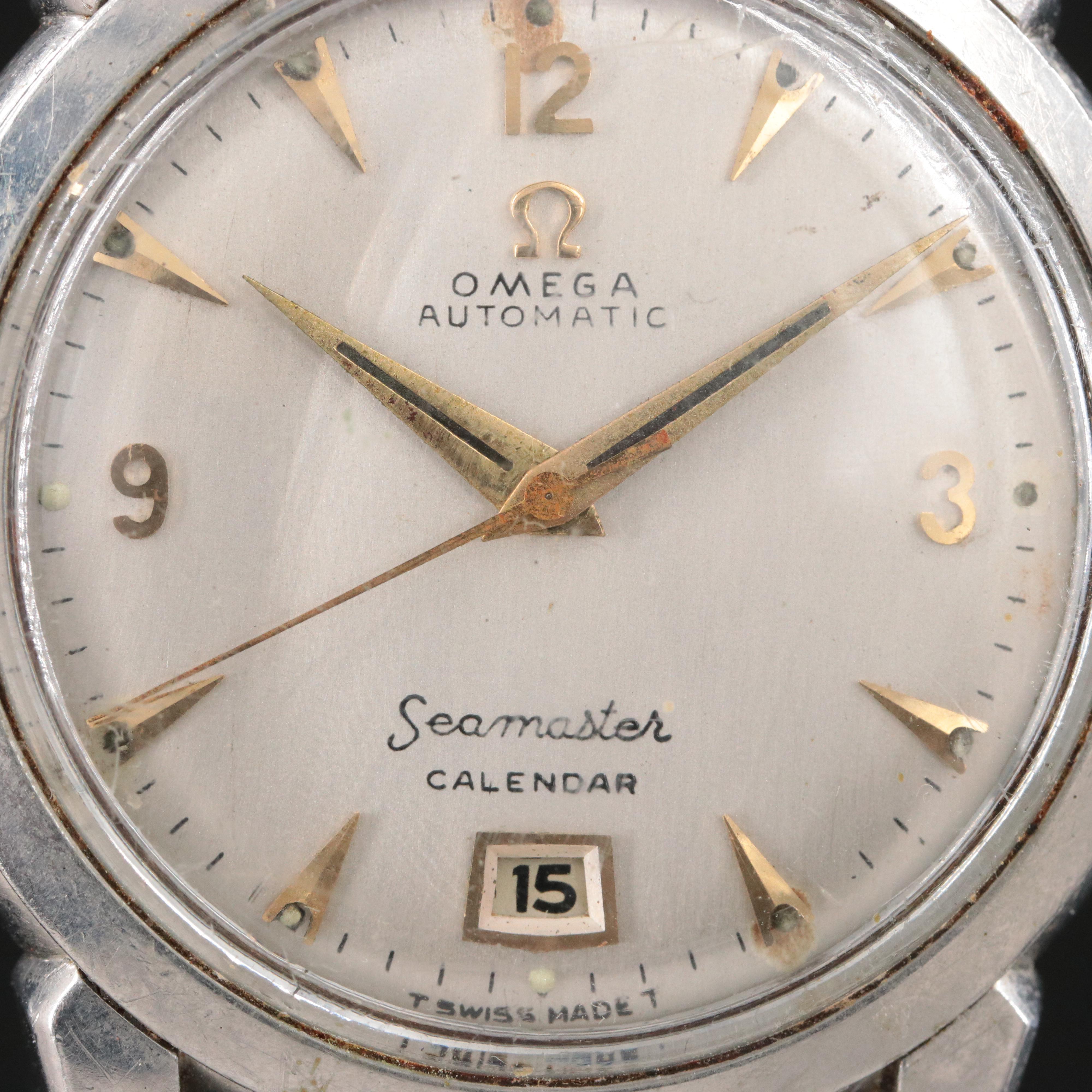 Omega Seamaster Calendar Vintage Watch c.1950s