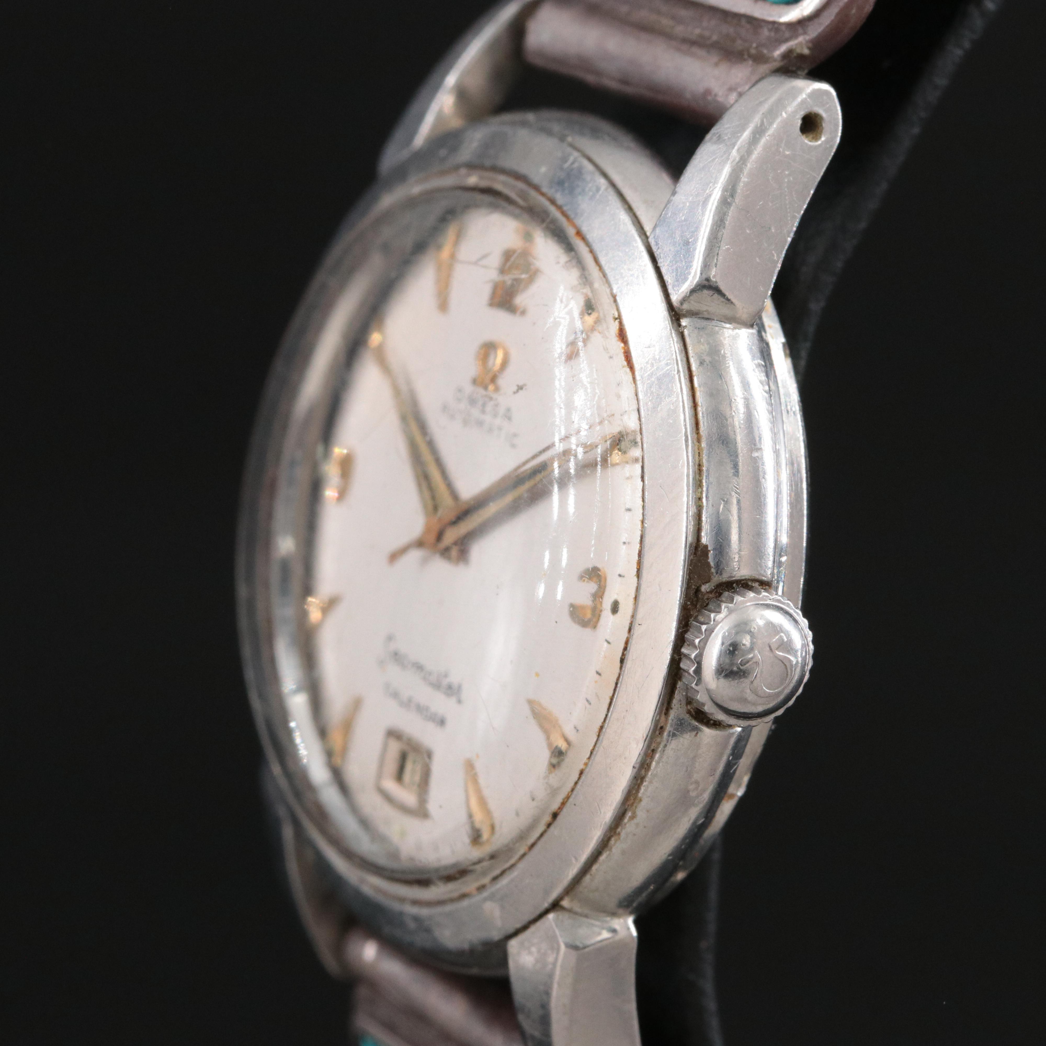 Omega Seamaster Calendar Vintage Watch c.1950s
