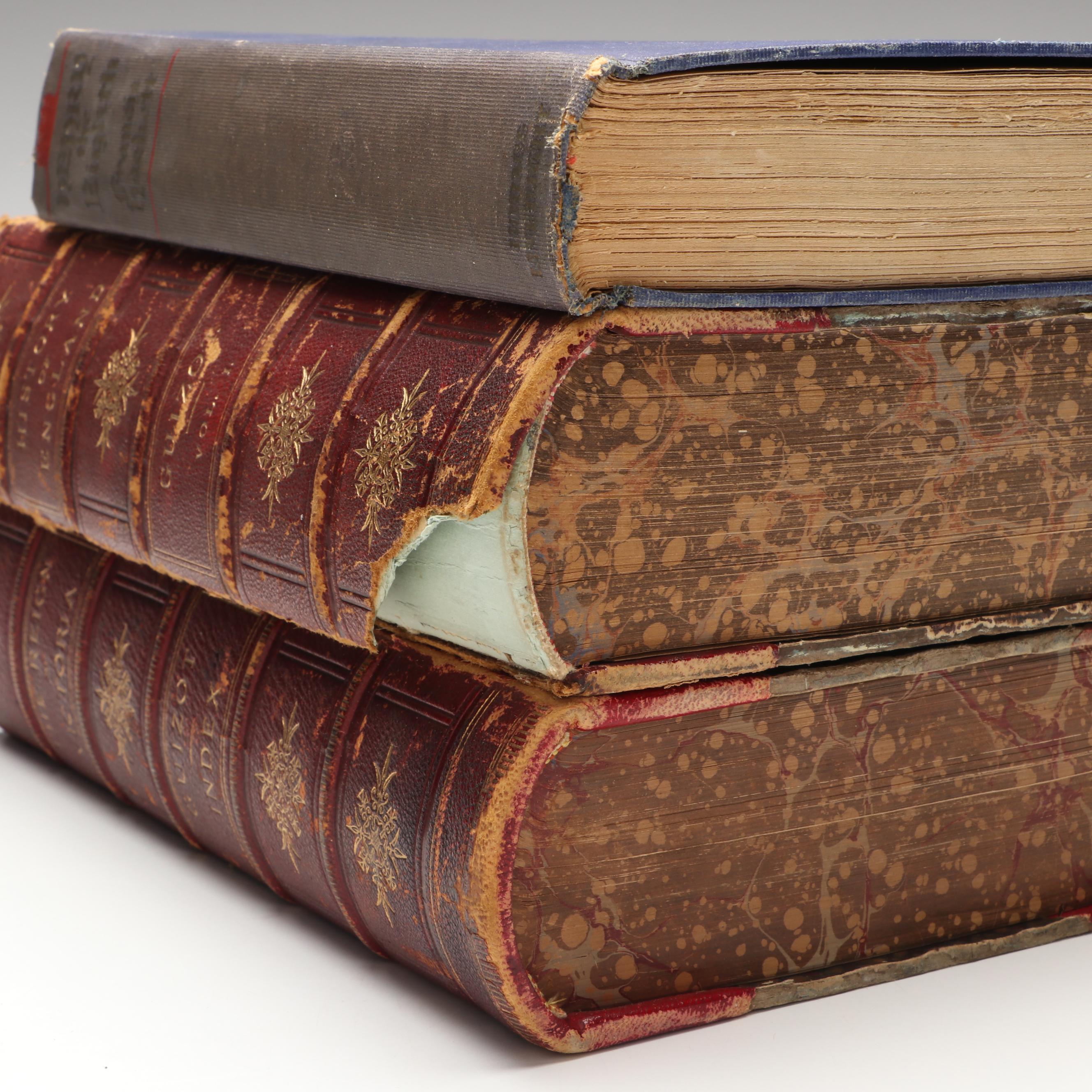 "A Popular History of England" and "Henry the Eighth" History Books