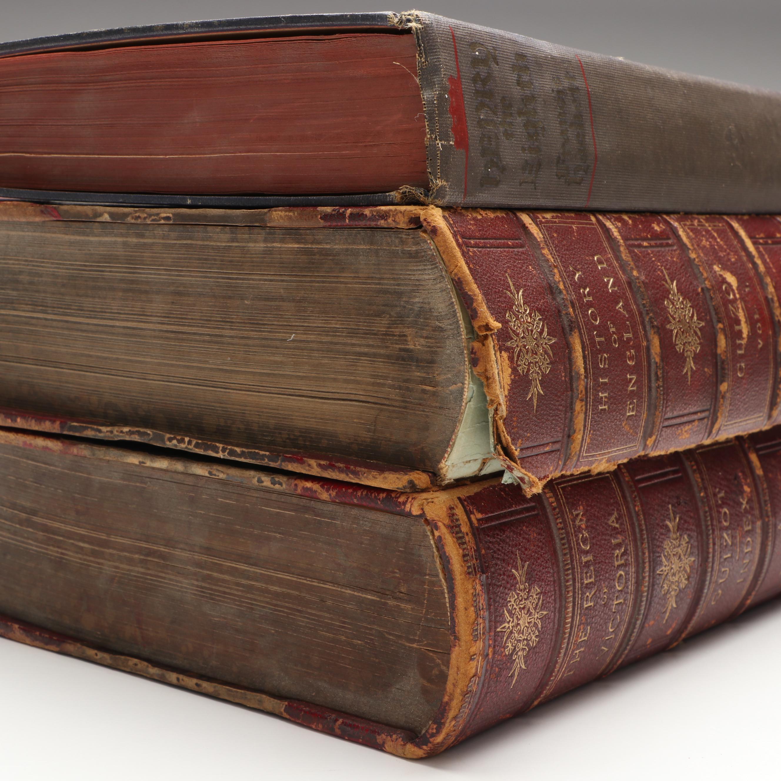 "A Popular History of England" and "Henry the Eighth" History Books