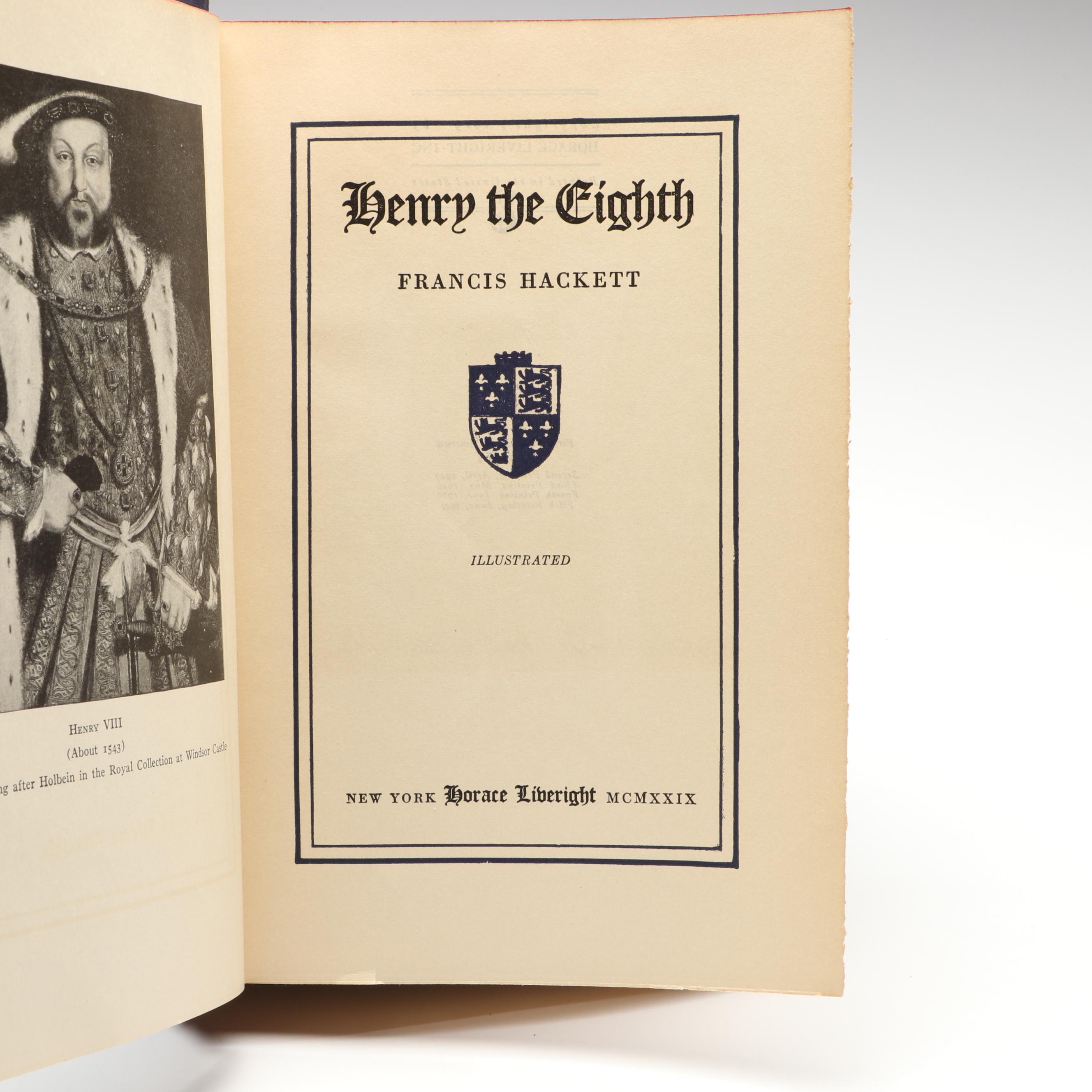 "A Popular History of England" and "Henry the Eighth" History Books