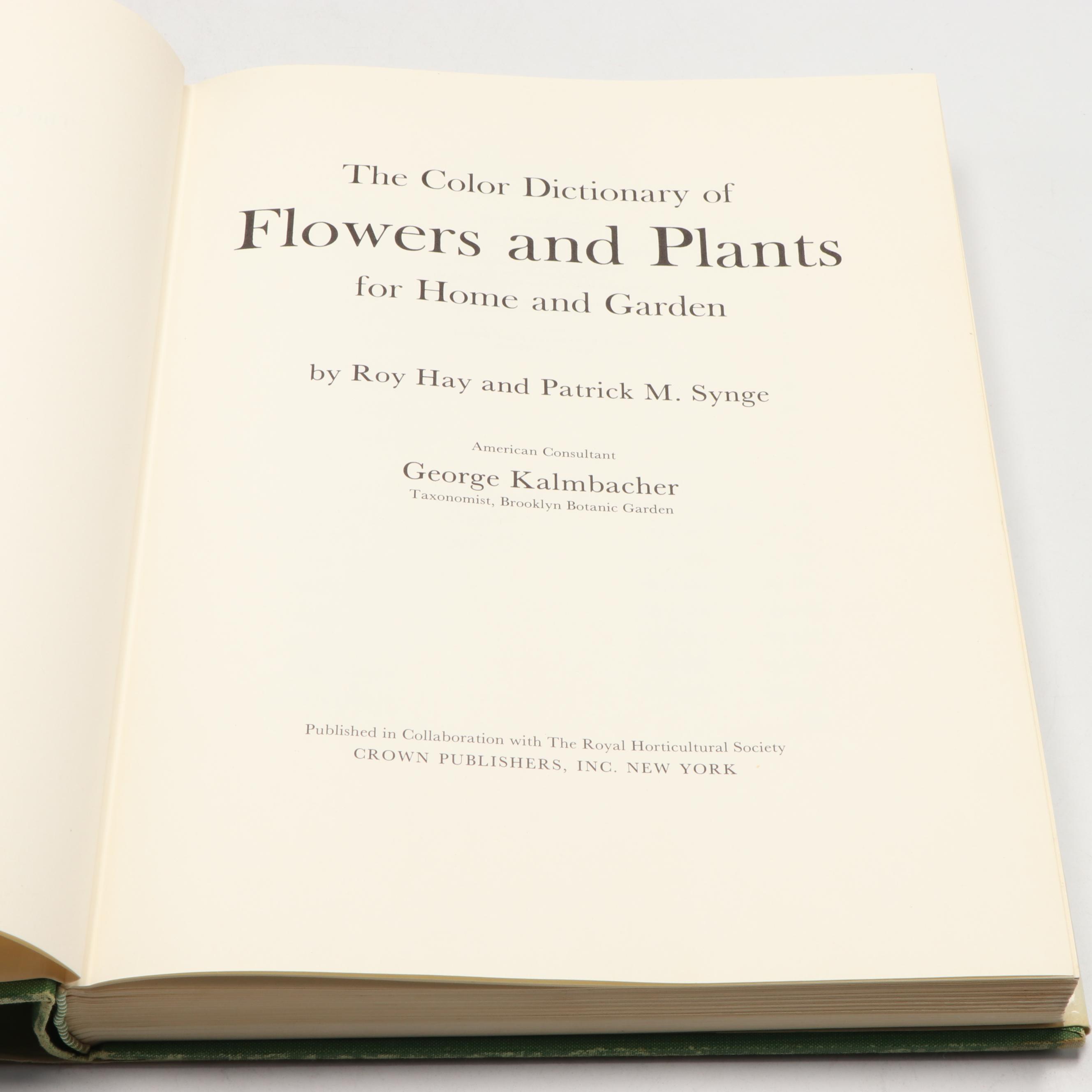 Third Edition "Botanica" by Geoff Burnie et al. and More Gardening Books