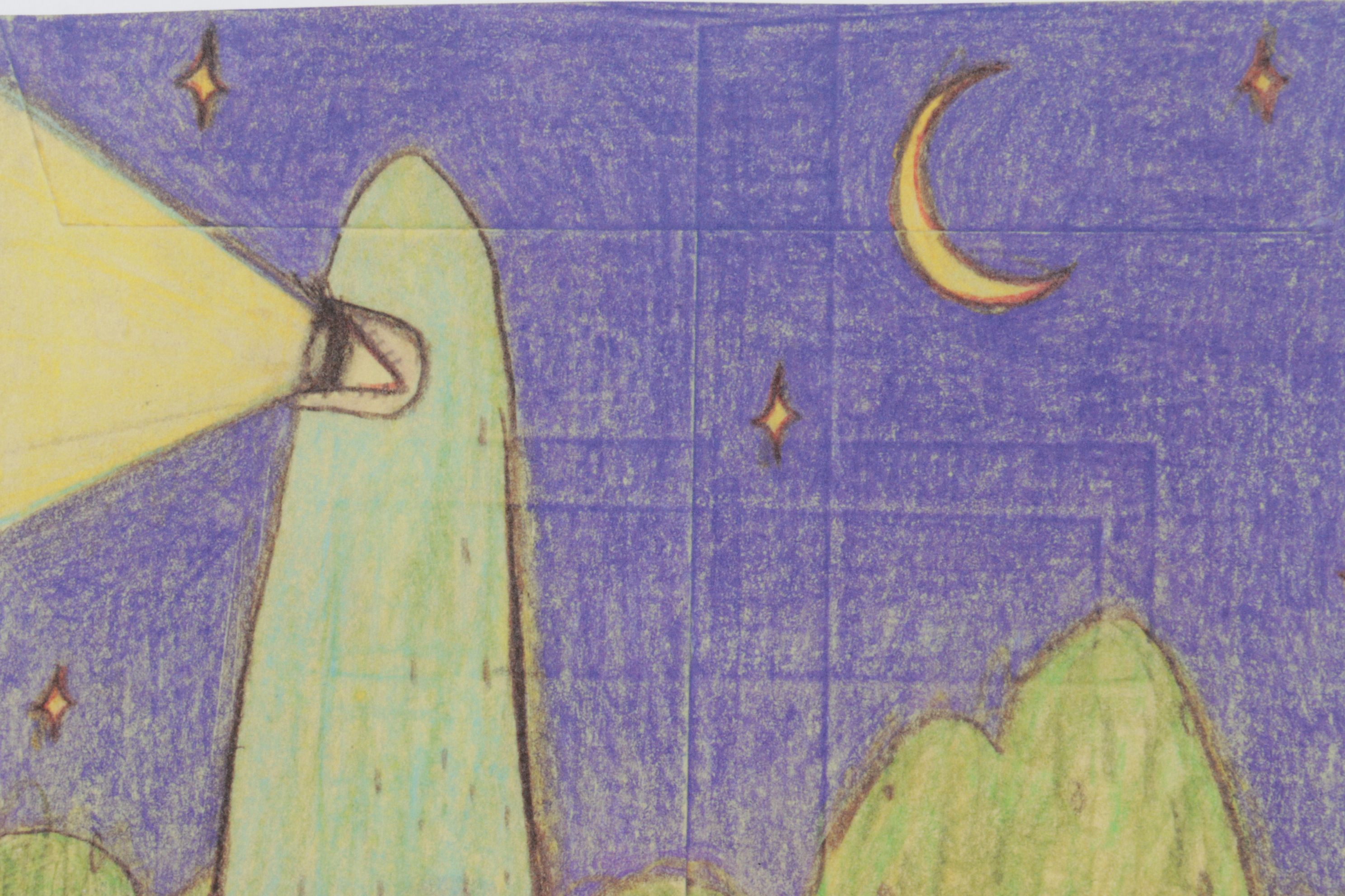 Yoshitomo Nara Offset Lithograph from "Drawing File," 2005