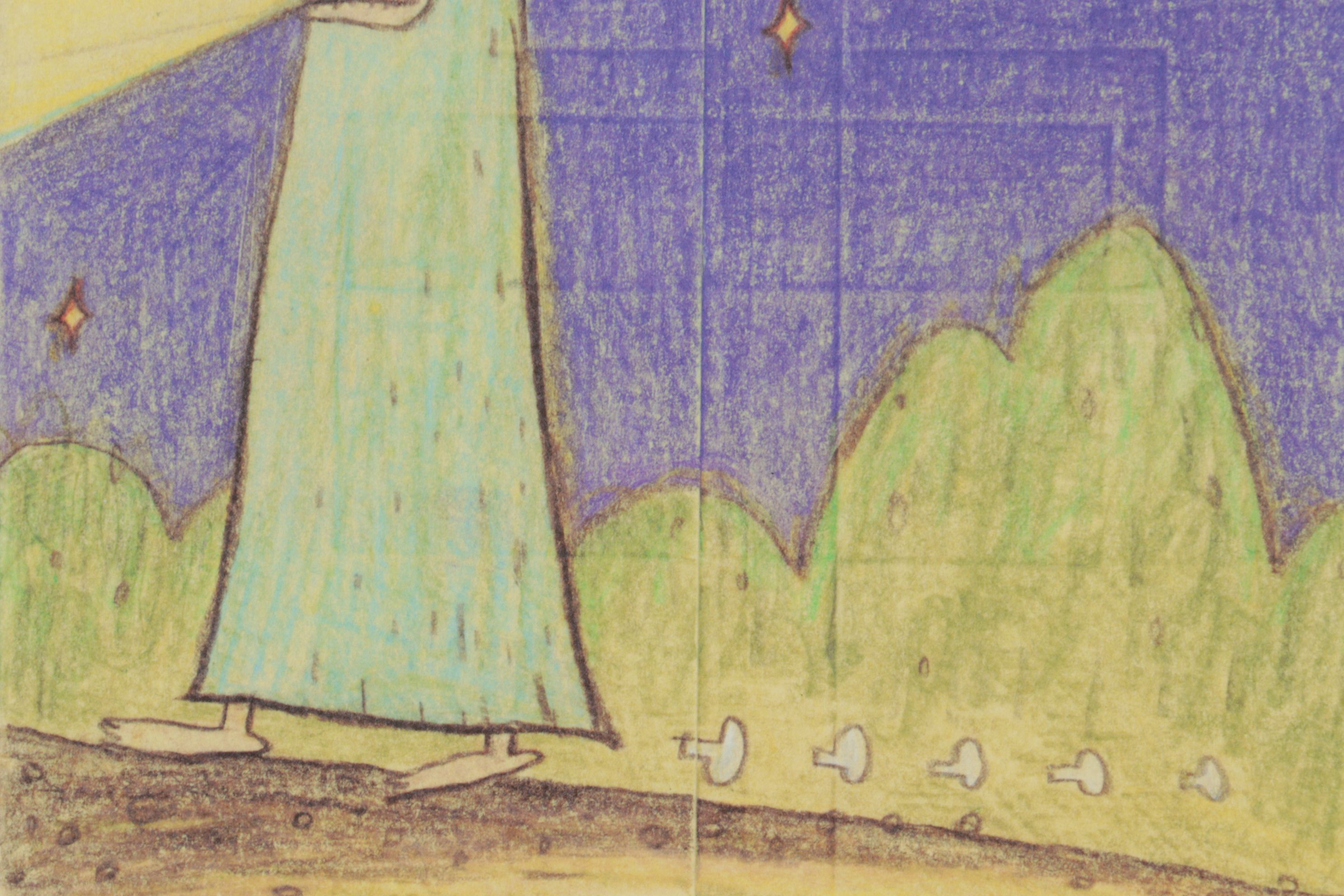 Yoshitomo Nara Offset Lithograph from "Drawing File," 2005