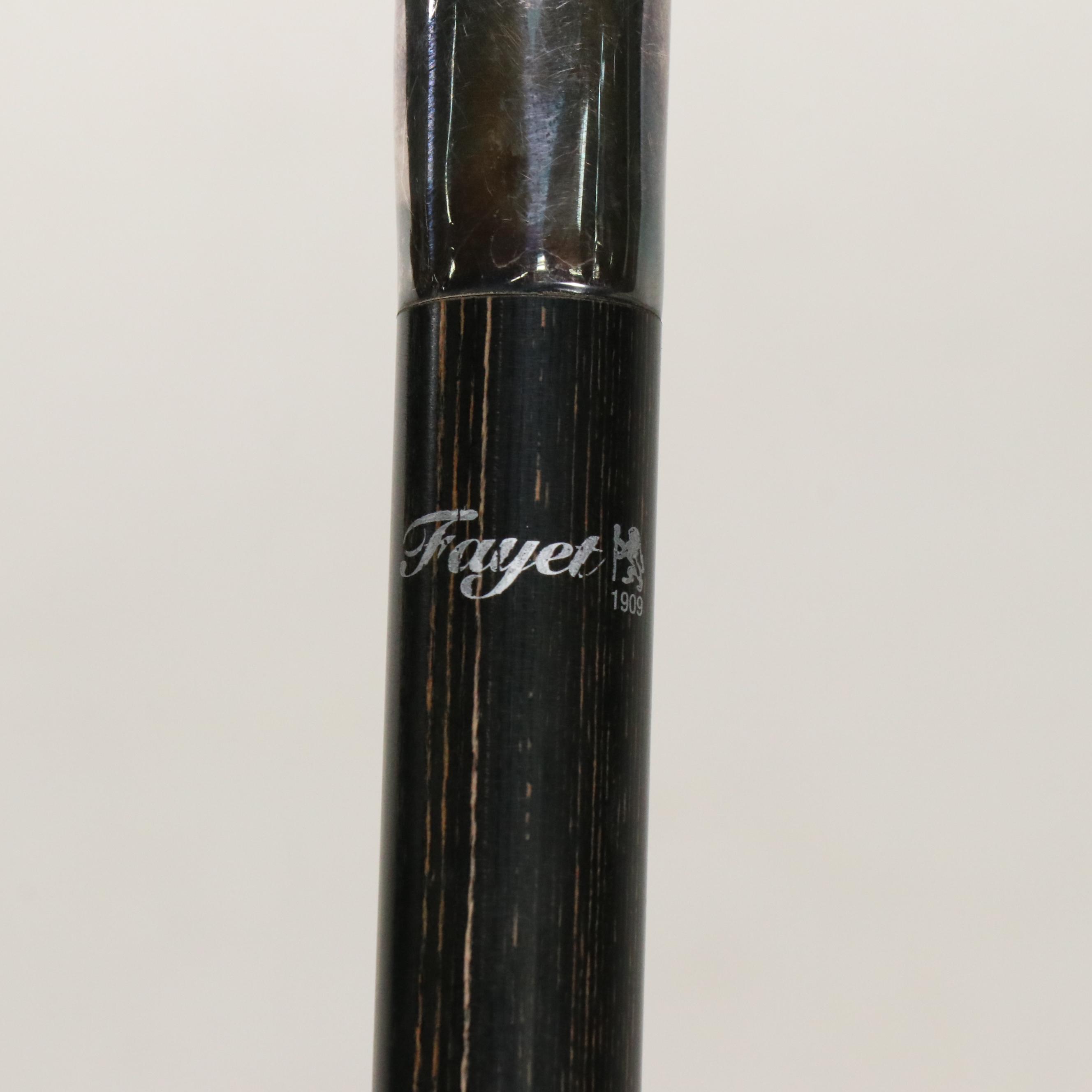 Fayet Silver Plate Dragon Handle Carbon Fiber Cane