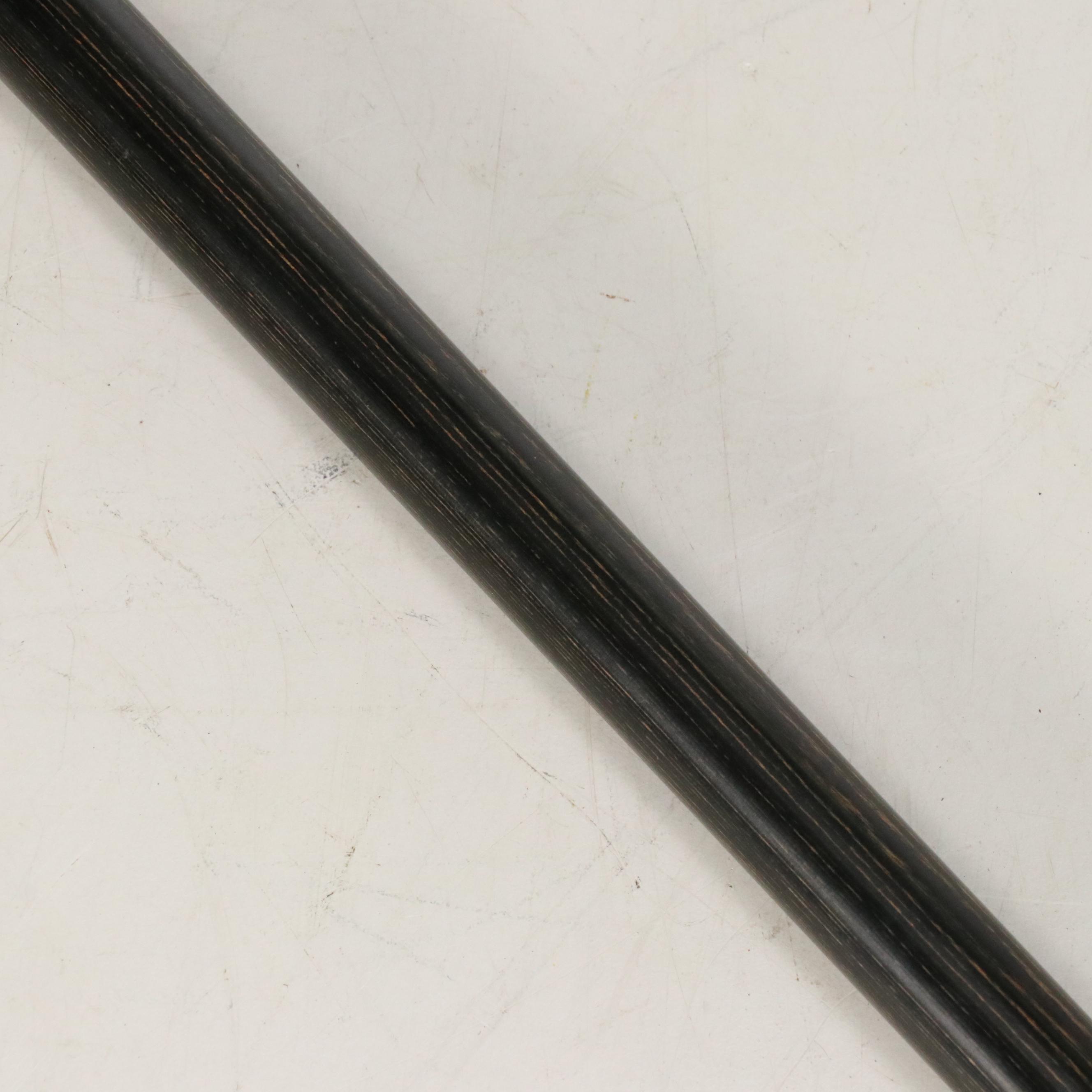 Fayet Silver Plate Dragon Handle Carbon Fiber Cane