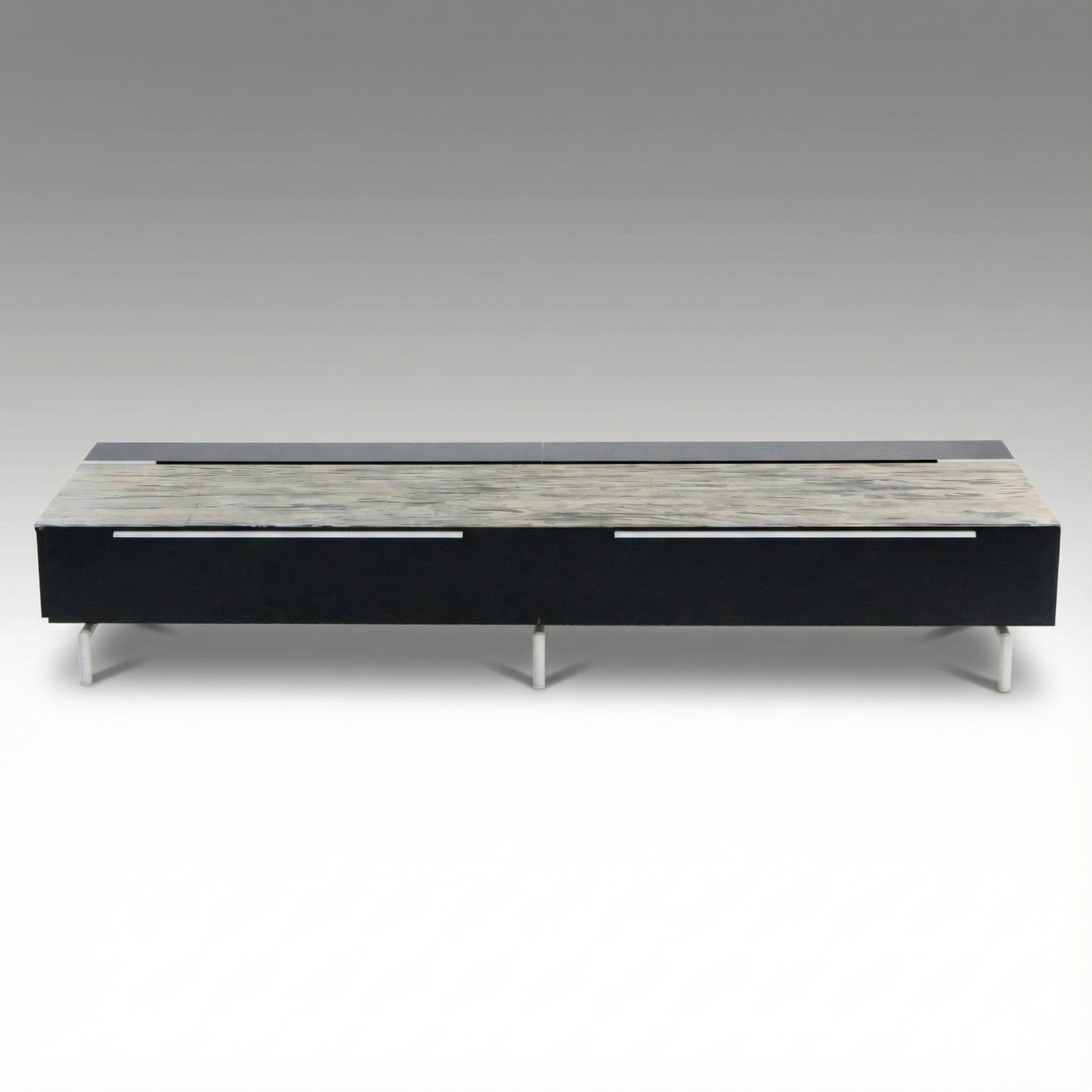 Modern Style Low Coffee Table with Storage