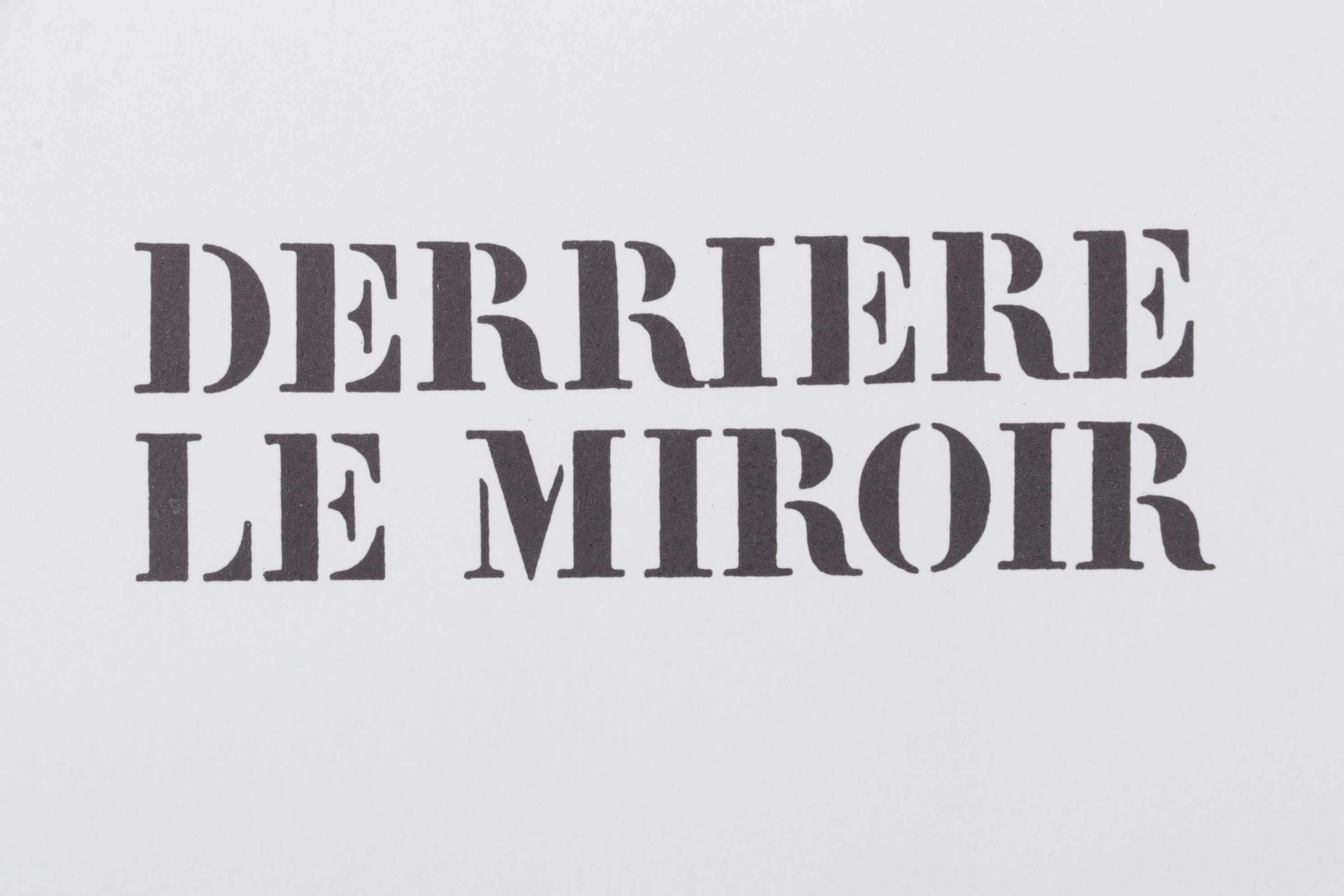 Raoul Ubac Color Lithograph Cover From "Derrière le Miroir," 1971