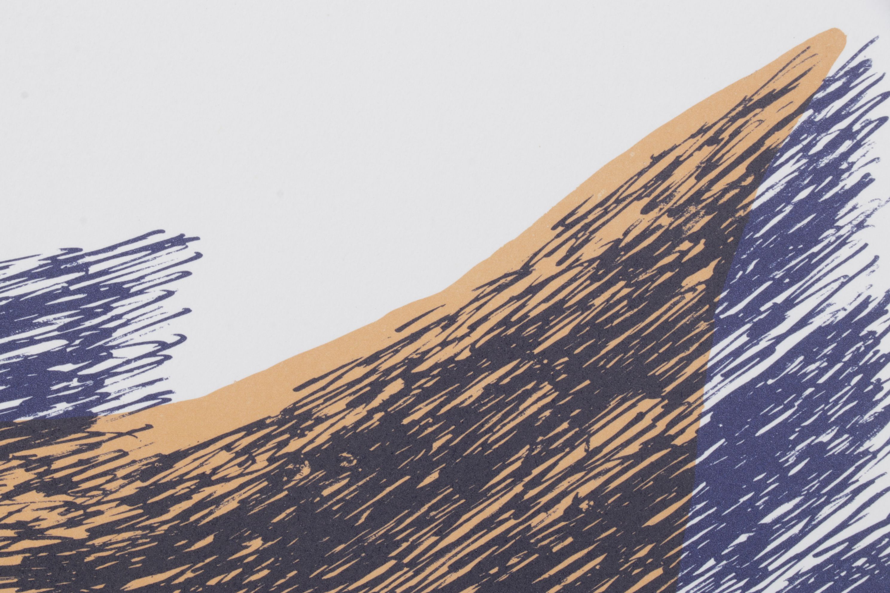 Raoul Ubac Color Lithograph Cover From "Derrière le Miroir," 1971