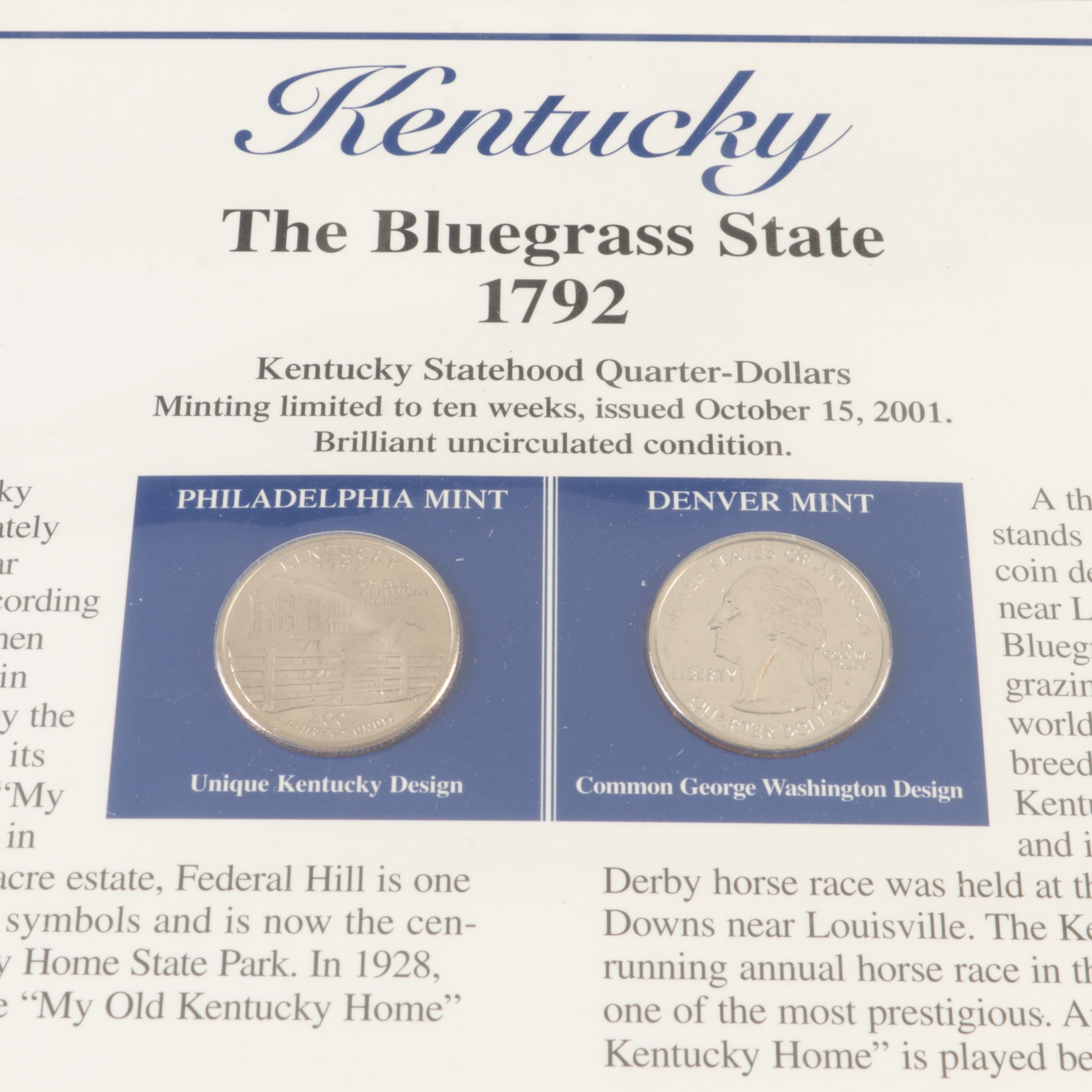 Statehood Quarters Collection, Two-Volume Set