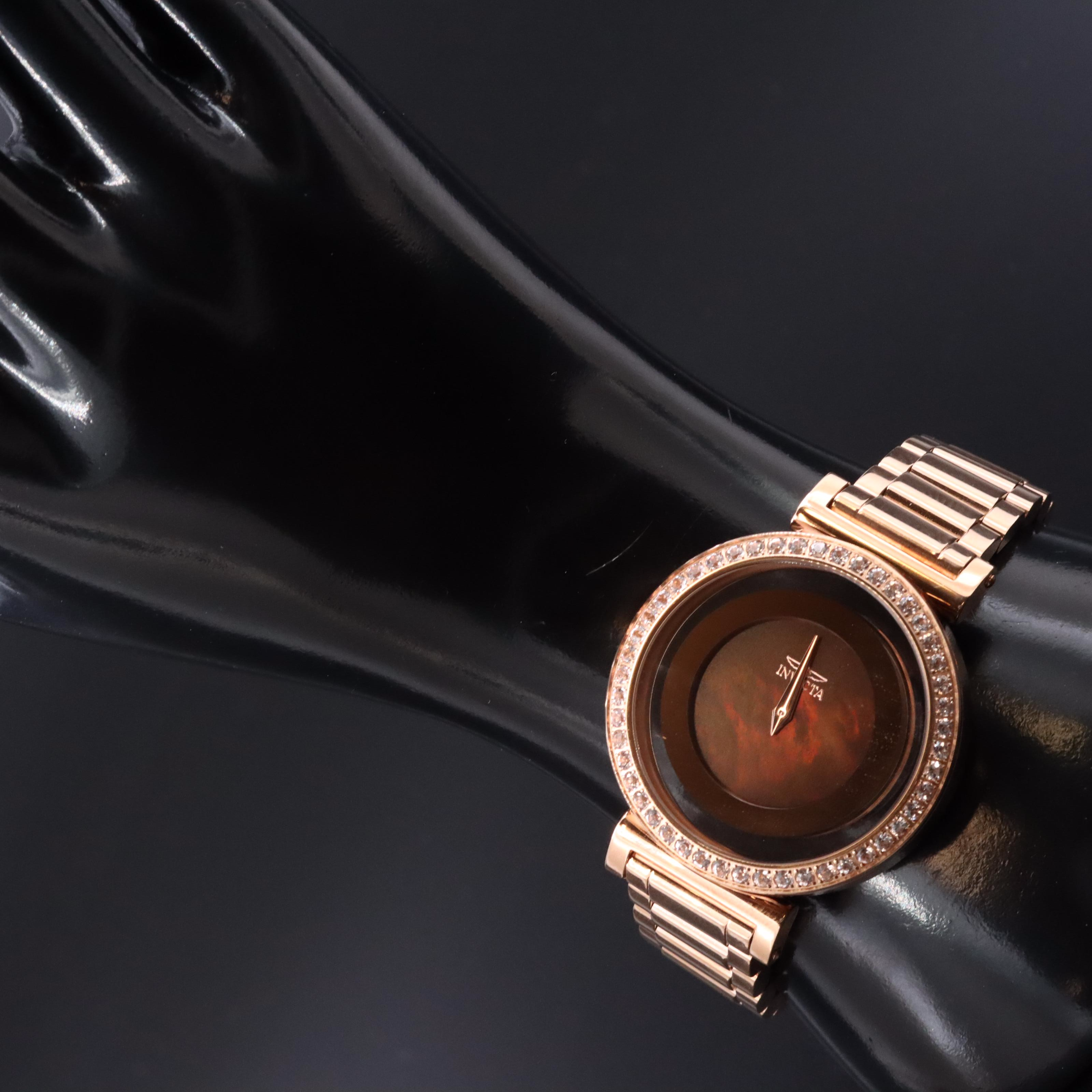 Invicta Angel Pink Morganite  and Mother-of-Pearl Quartz Watch #28496