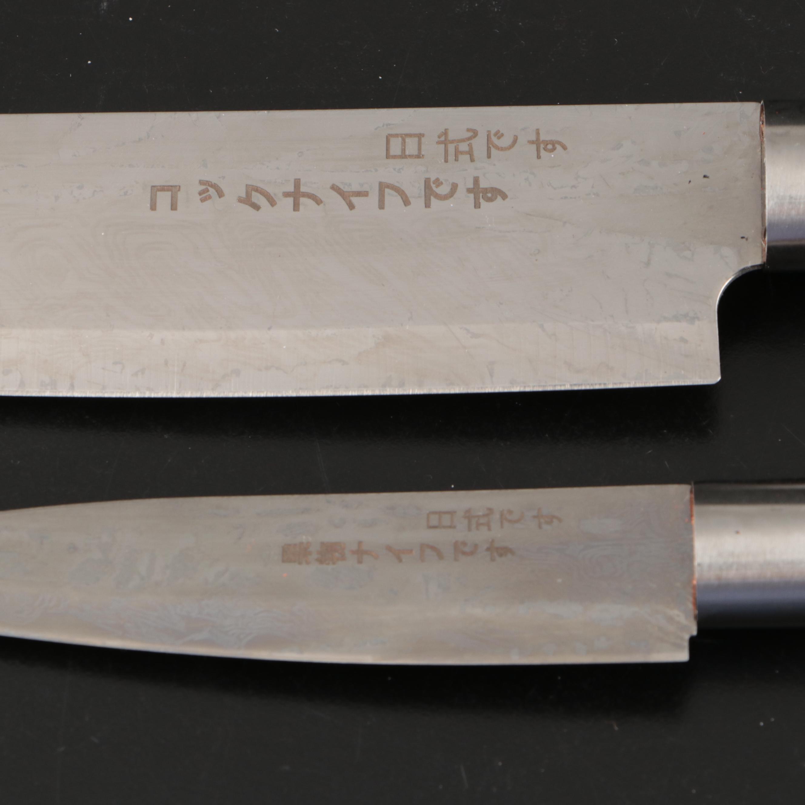 Rogers & Bro. Silver Plate Flatware with Wood Handled Knives