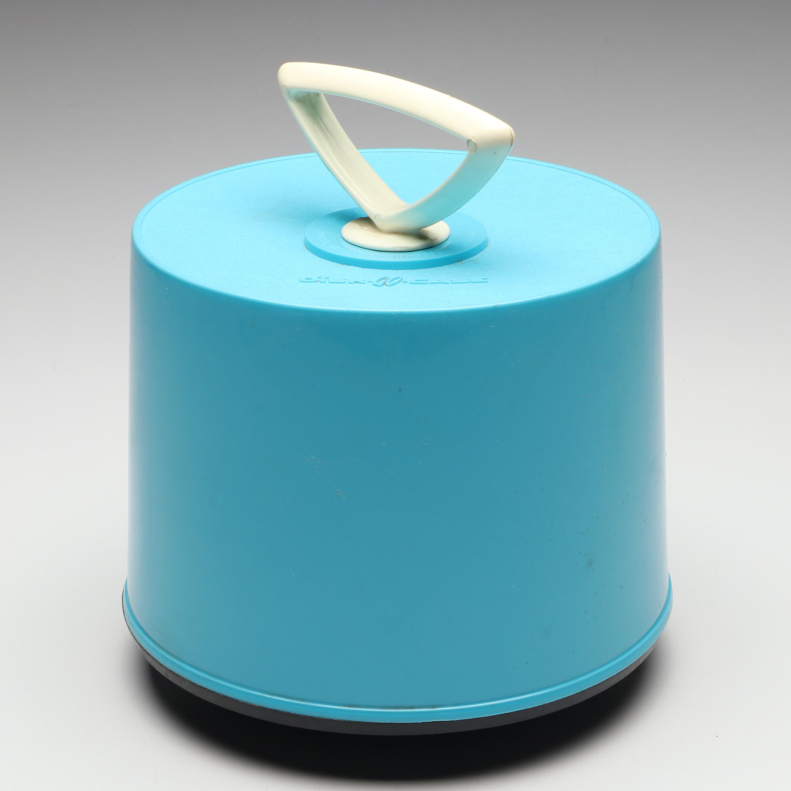 Joan Baez, Stevie Wonder and More 7" Records in Disk-Go-Case Carrying Case