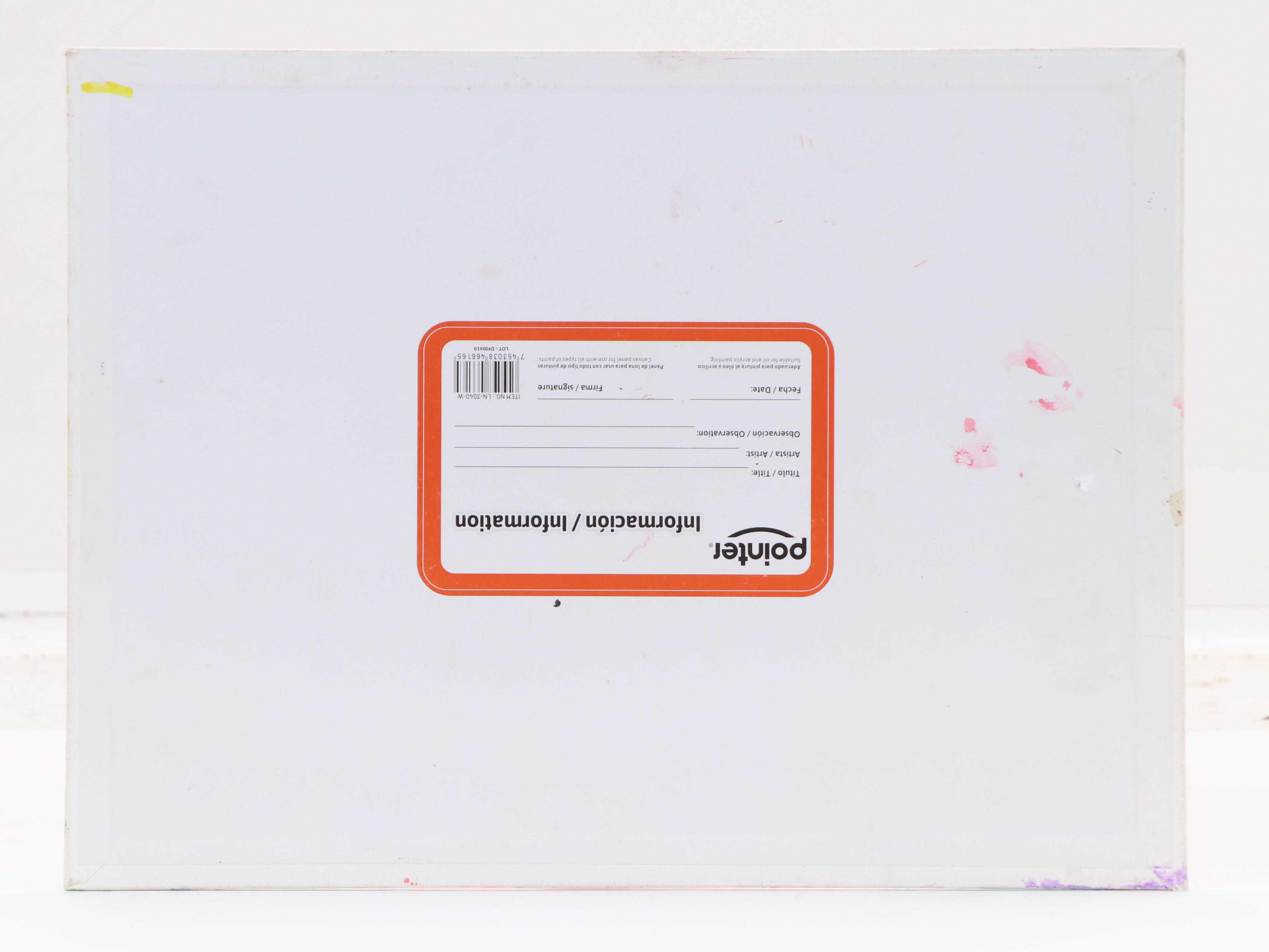 Wilson Argüello Acrylic Painting of Monarch Butterfly, 21st Century