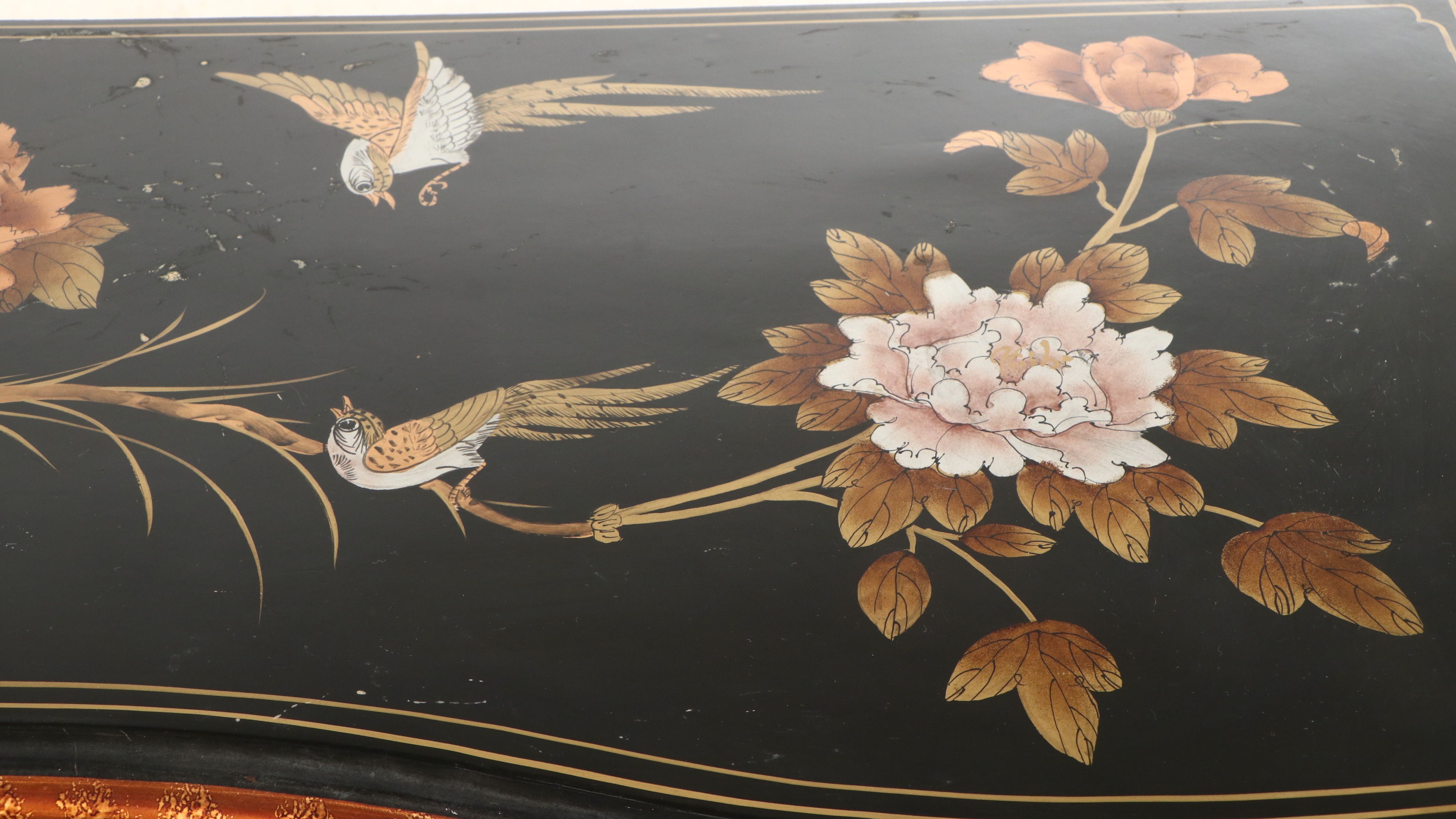 Chinese Gilt and Lacquered Wood Buffet, Late 20th Century