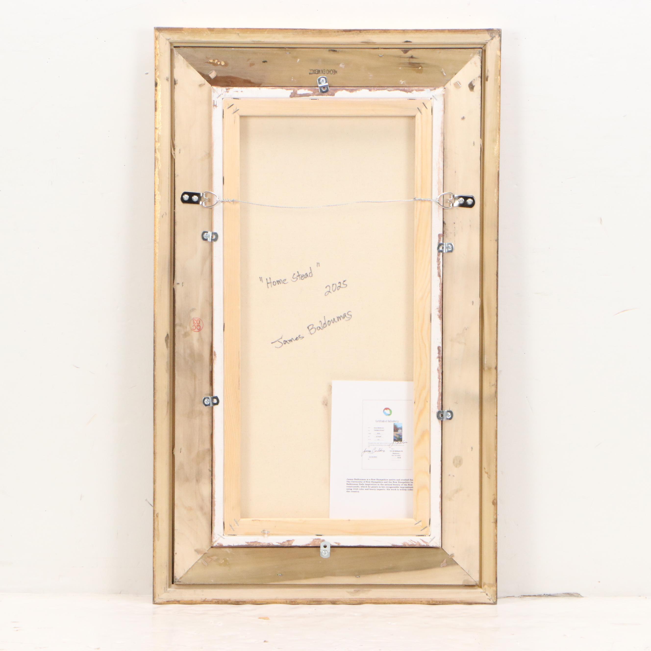 James Baldoumas Oil Painting "Homestead," 2025