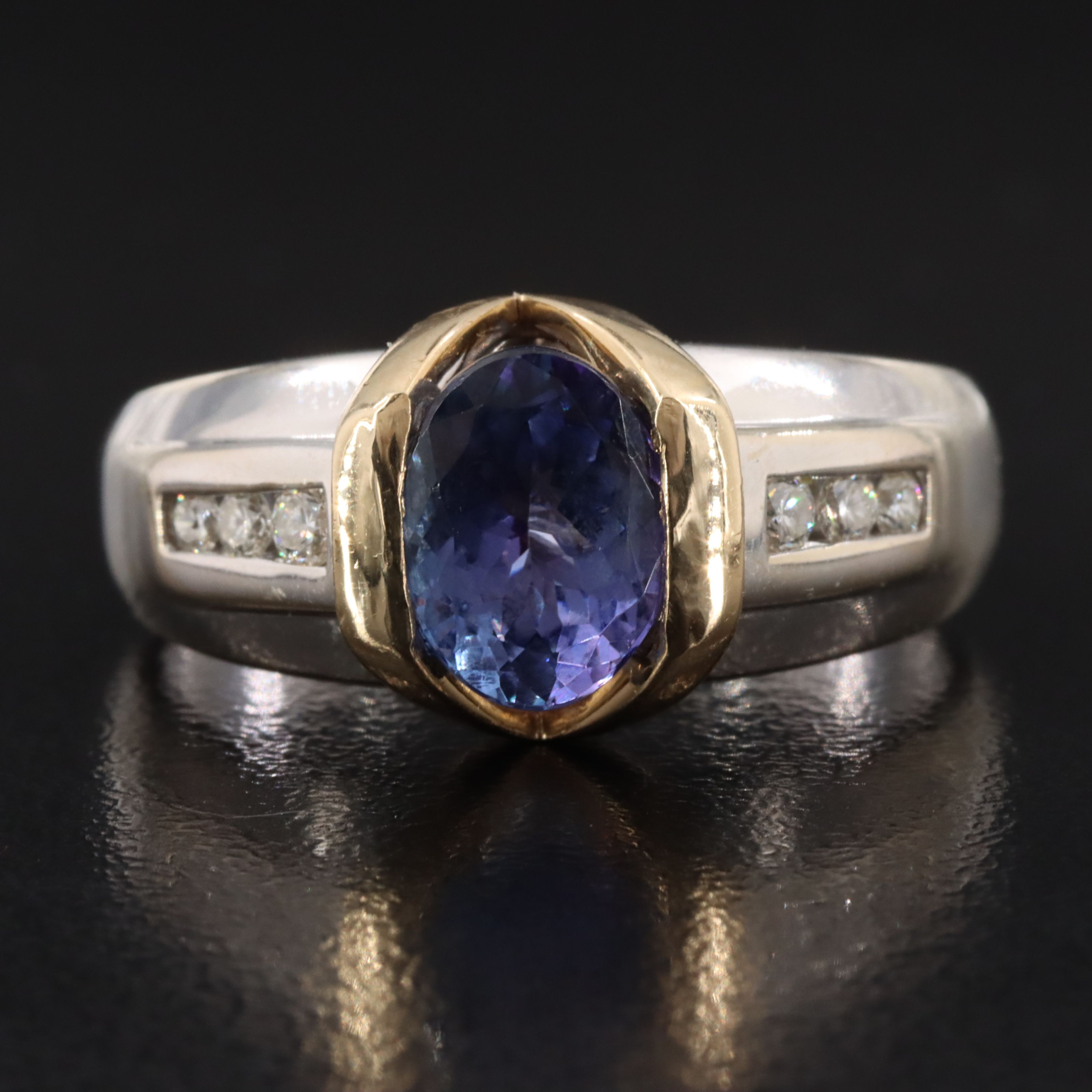EFFY 14K Tanzanite and Diamond Ring