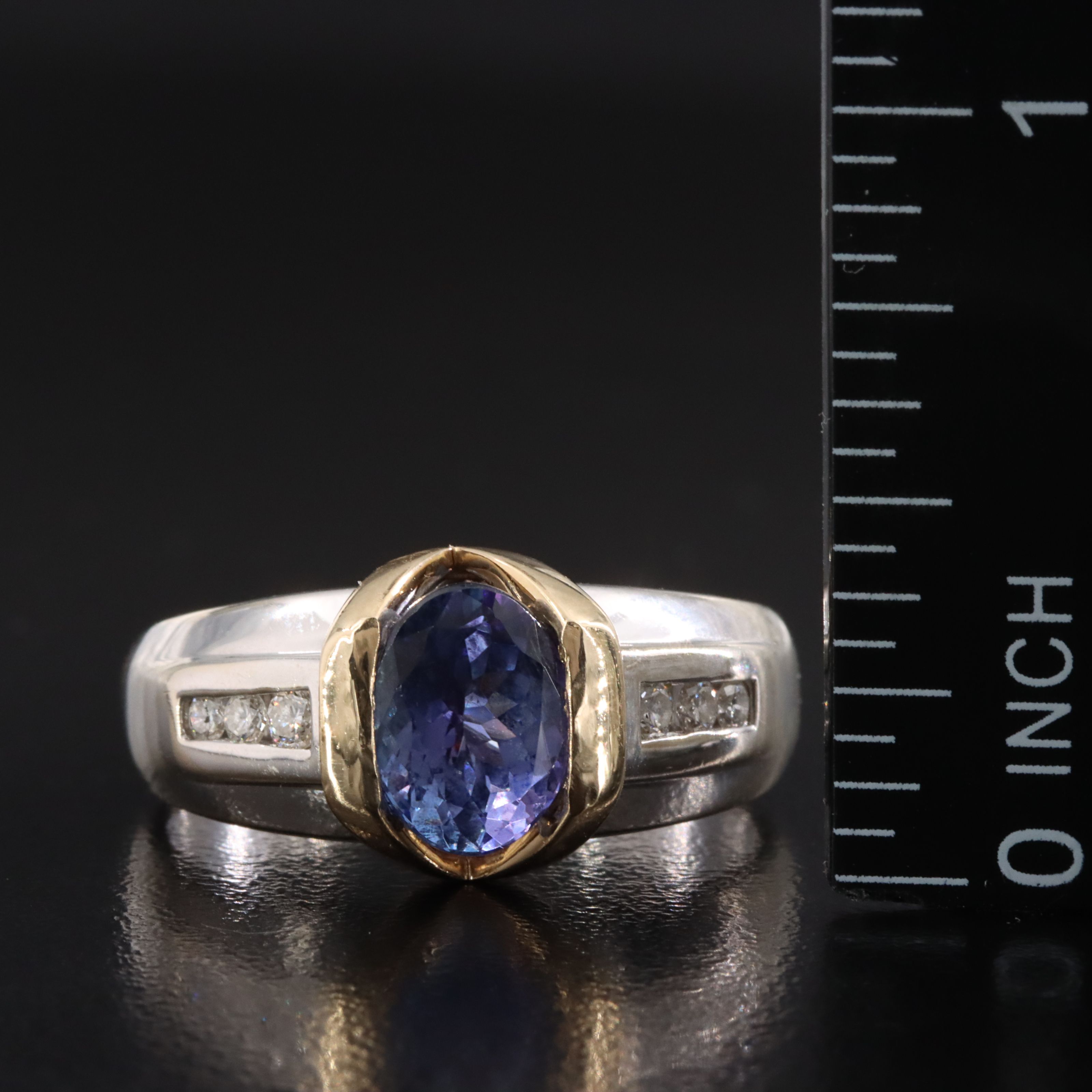 EFFY 14K Tanzanite and Diamond Ring