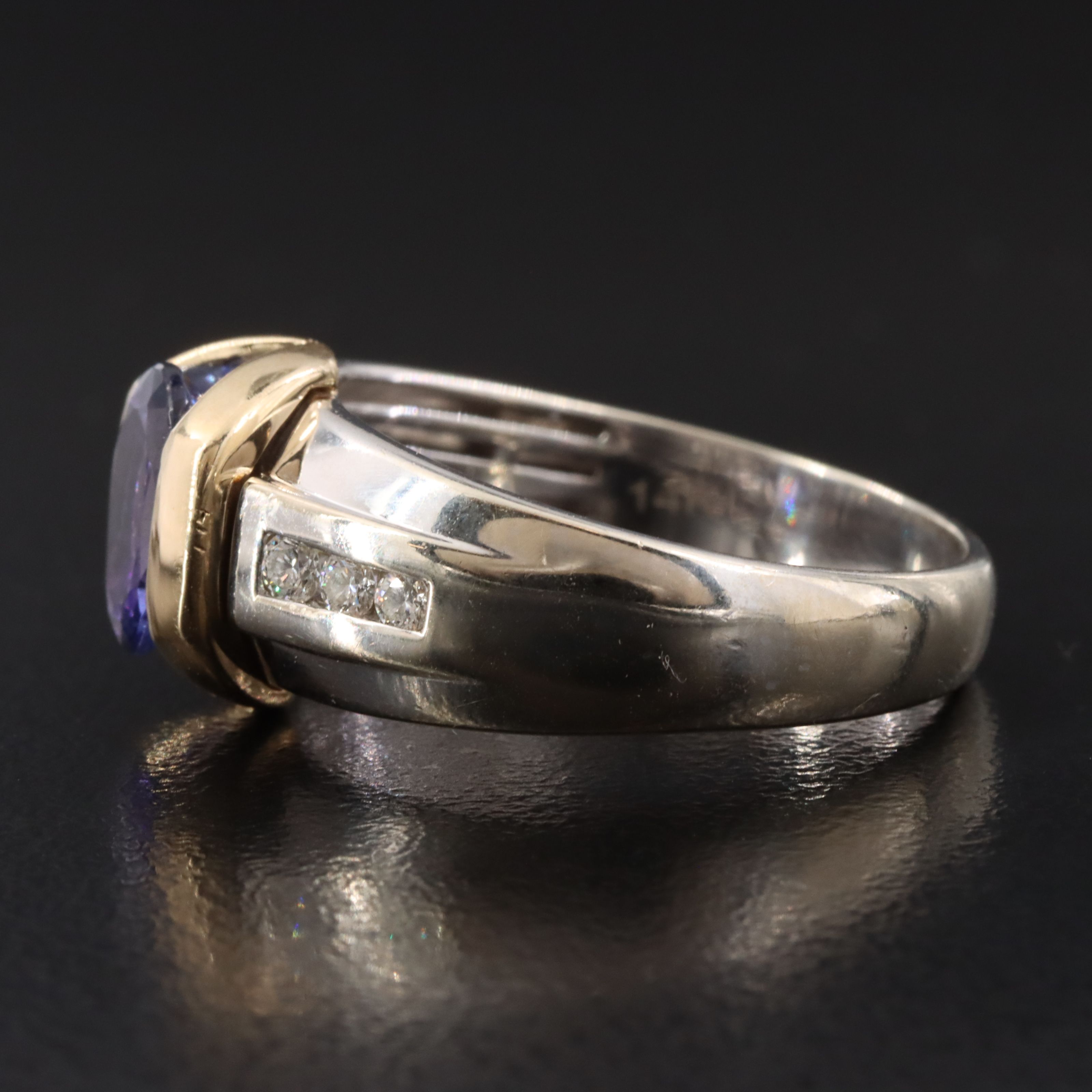 EFFY 14K Tanzanite and Diamond Ring