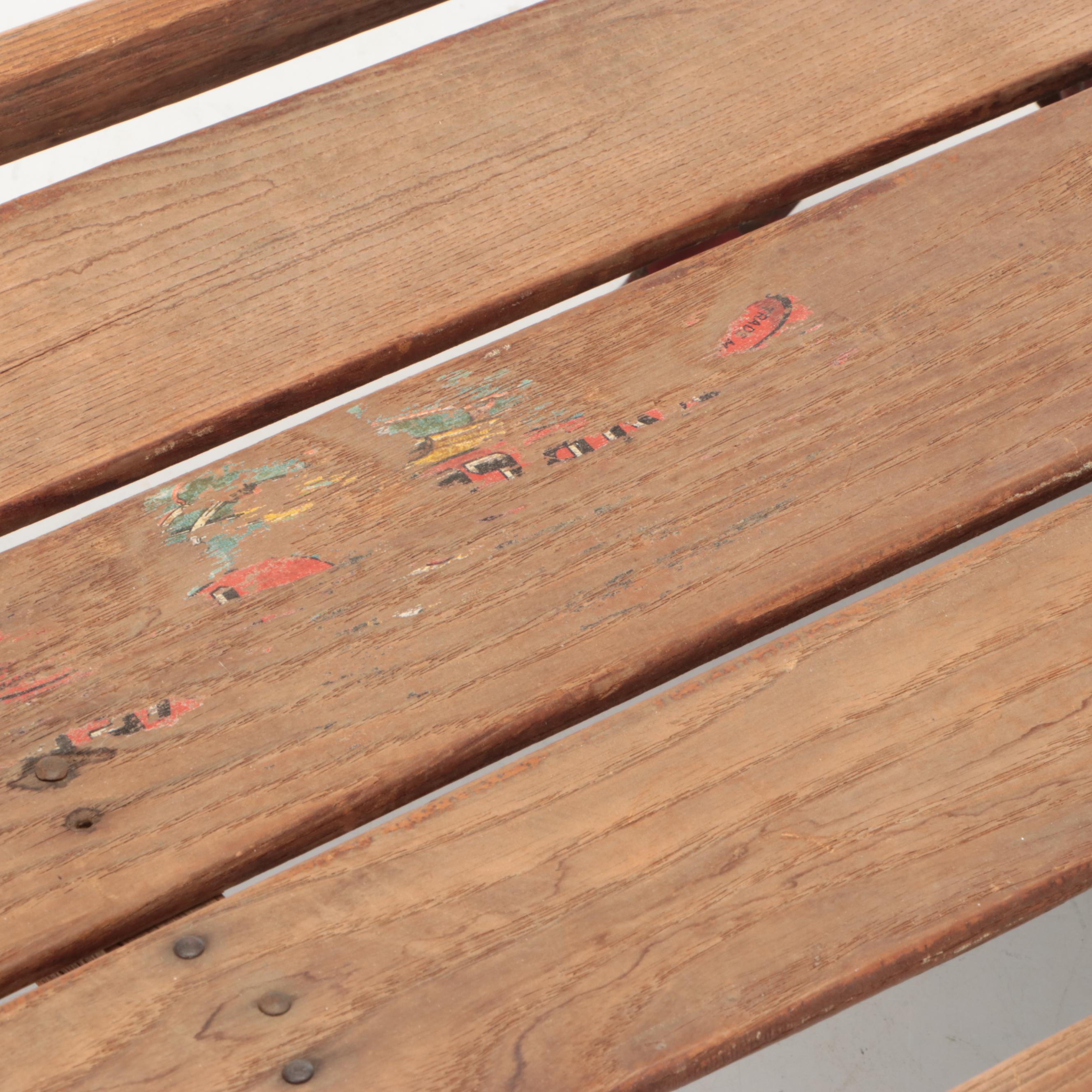 Fleet Wing and Other Vintage Wood Sleds