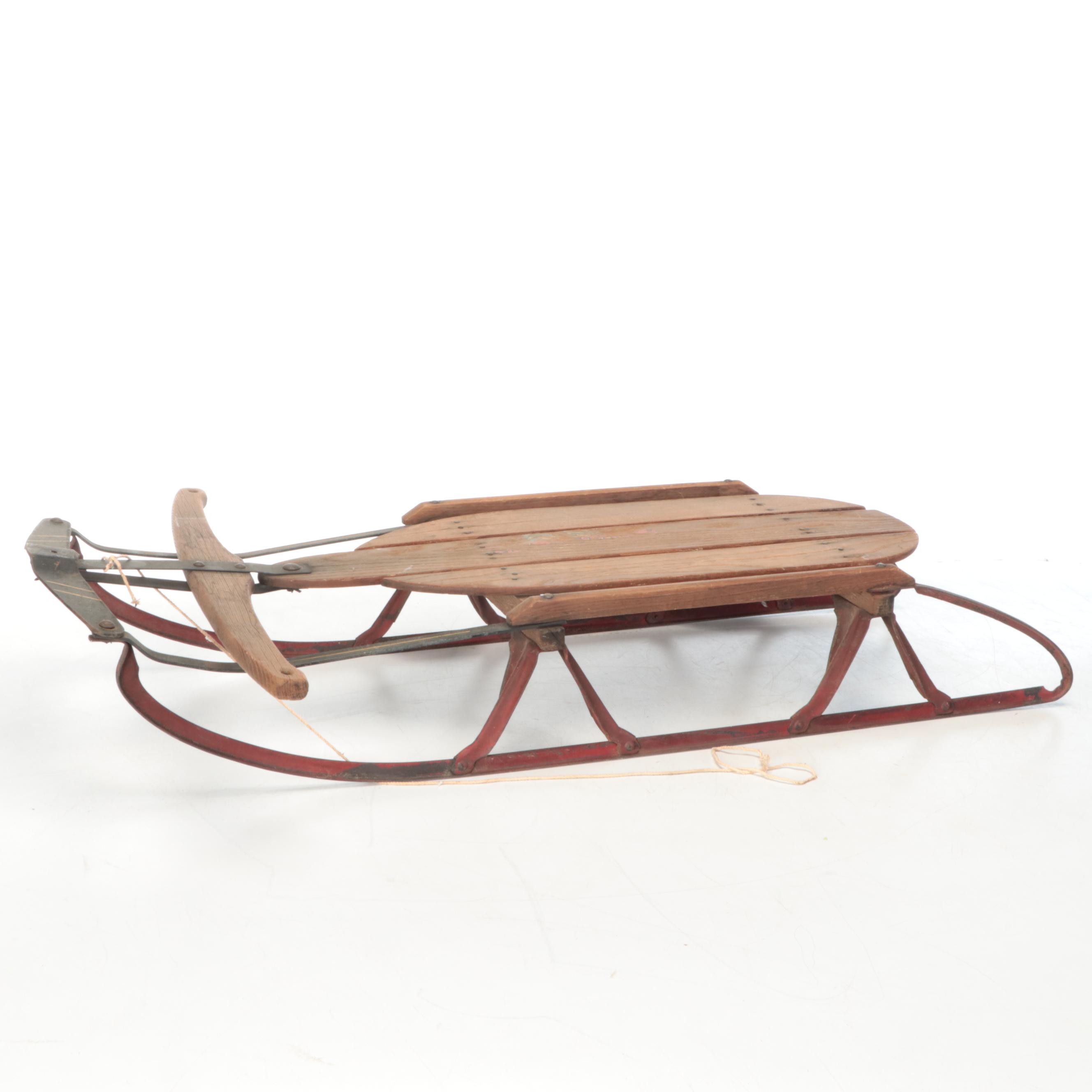 Fleet Wing and Other Vintage Wood Sleds