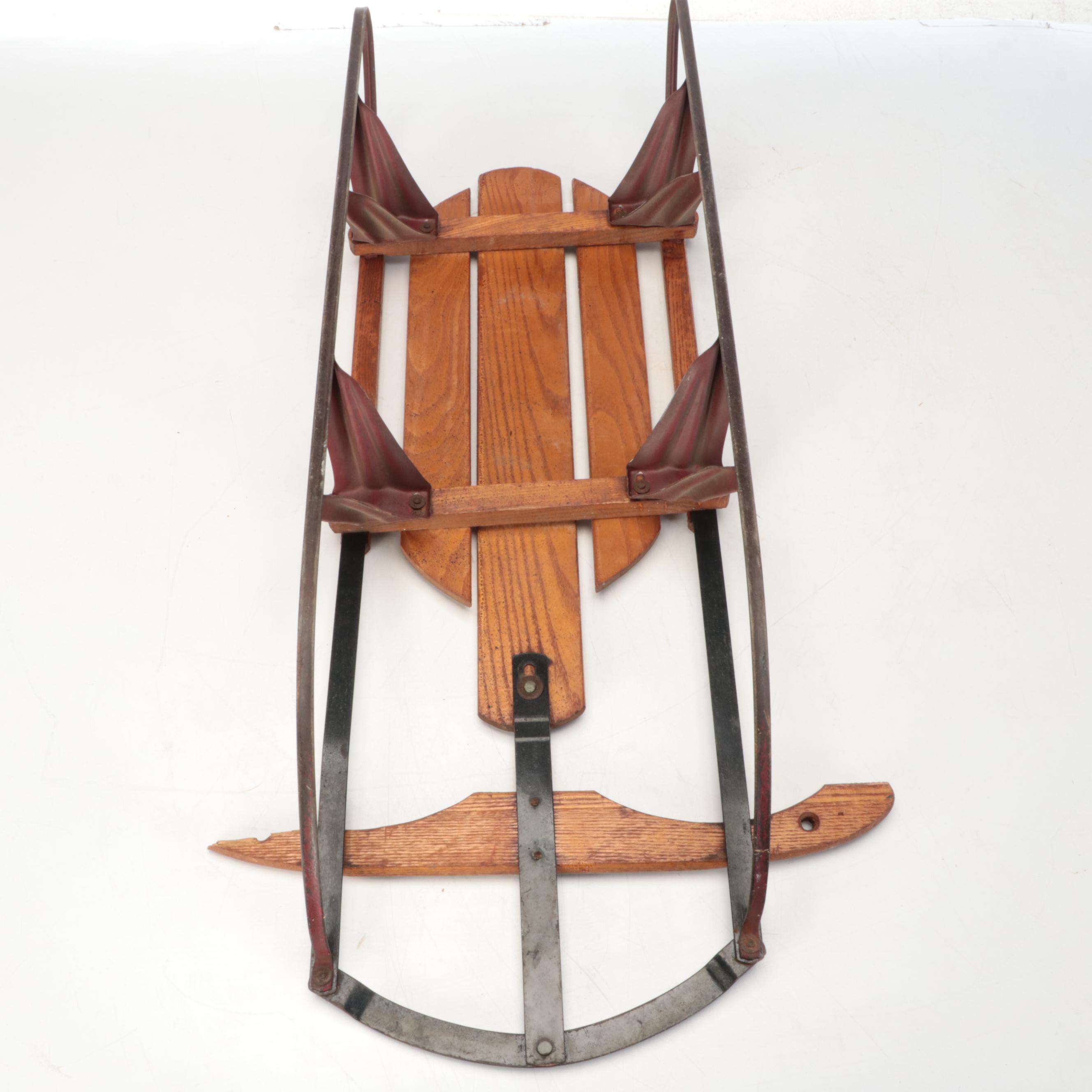 Fleet Wing and Other Vintage Wood Sleds