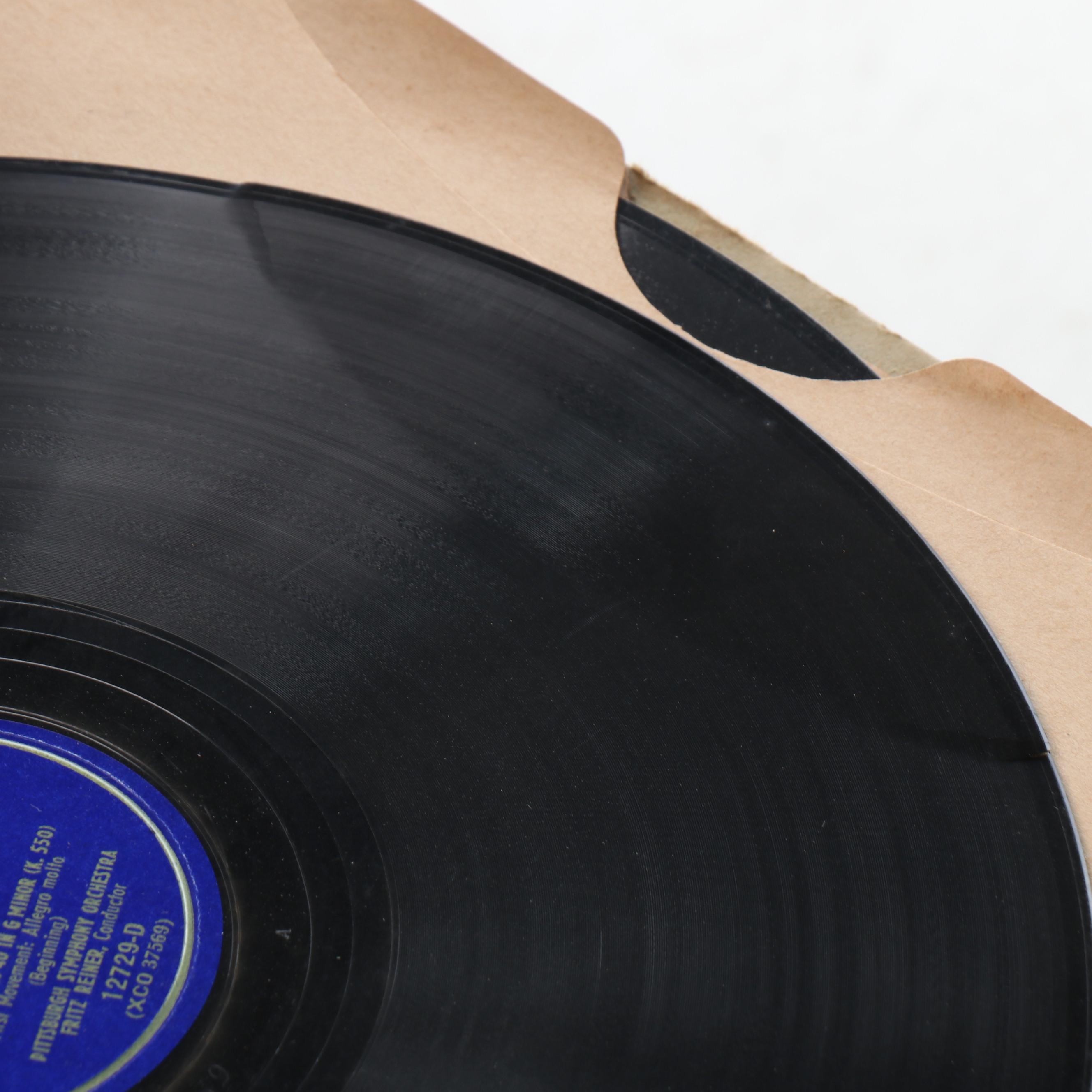 Kimball Walnut Cabinet Phonograph with Vinyl Records, Early 20th Century