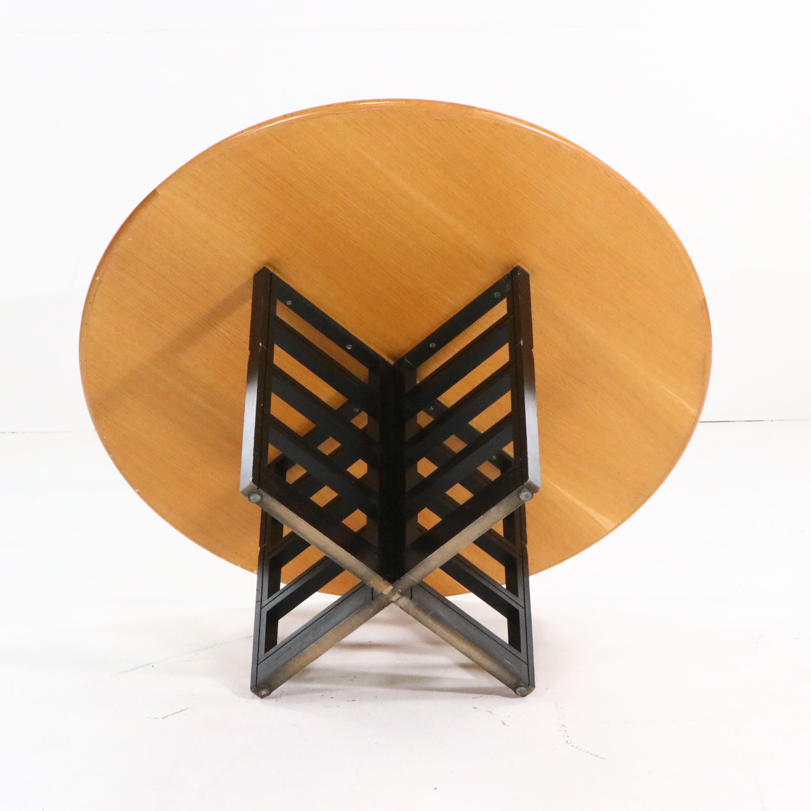 Contemporary Wood Dining Table with Oak Top