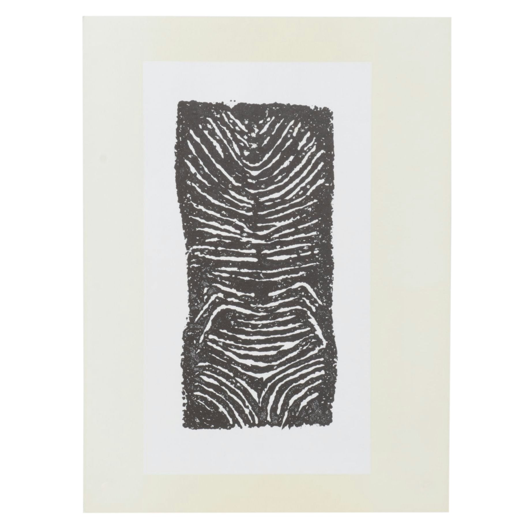 Raoul Ubac Lithograph "Torso Black" for "Derrière le Miroir", 1971