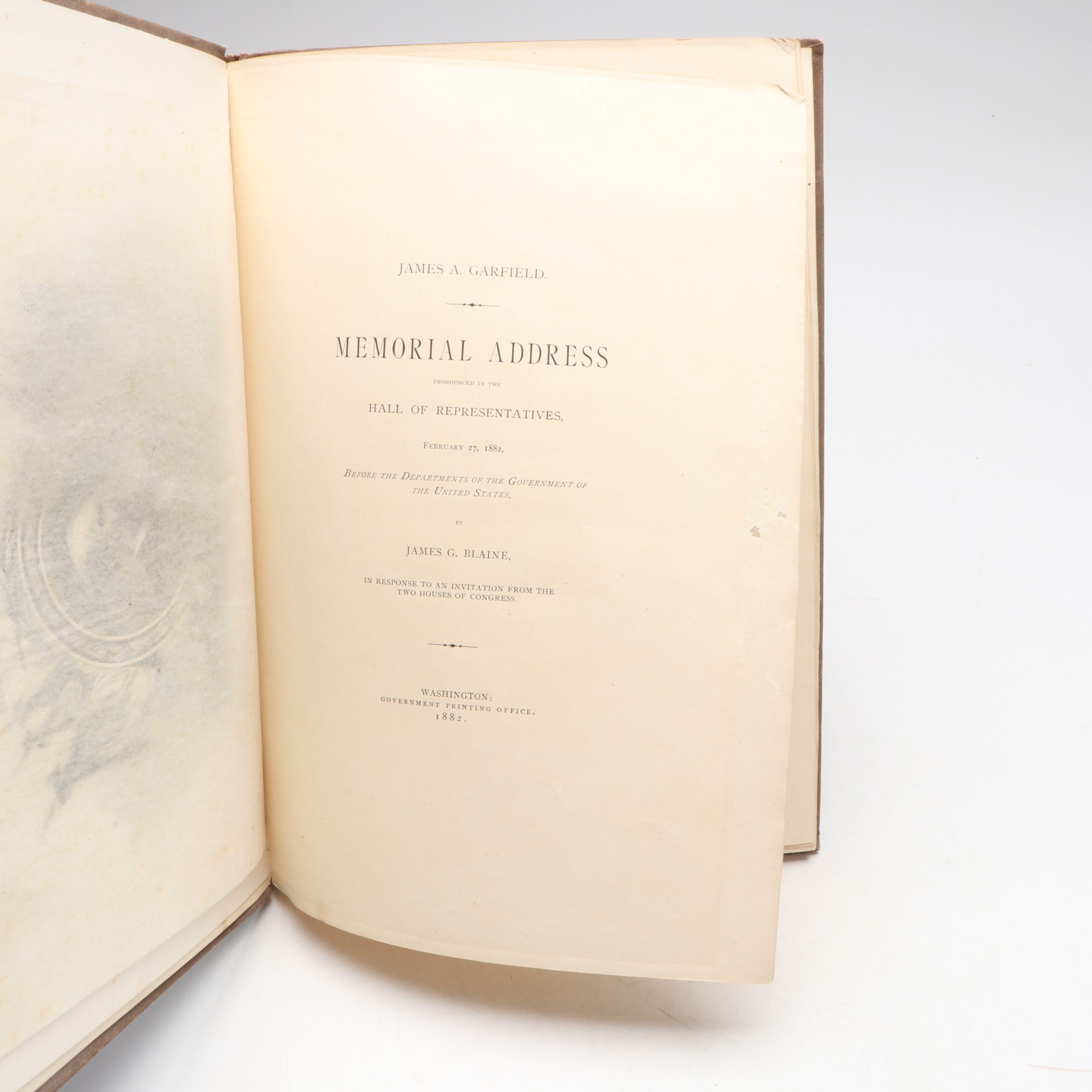 "James A. Garfield Memorial Address" by James G. Blaine and More Books