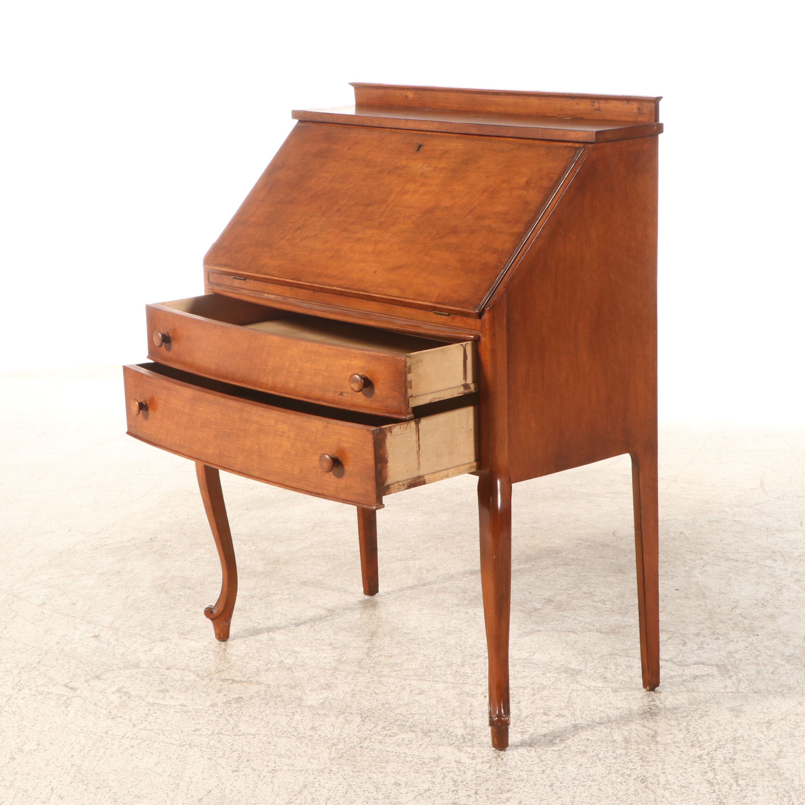 Classical Style Mahogany Slant Front Desk, Late 19th/Early 20th Century