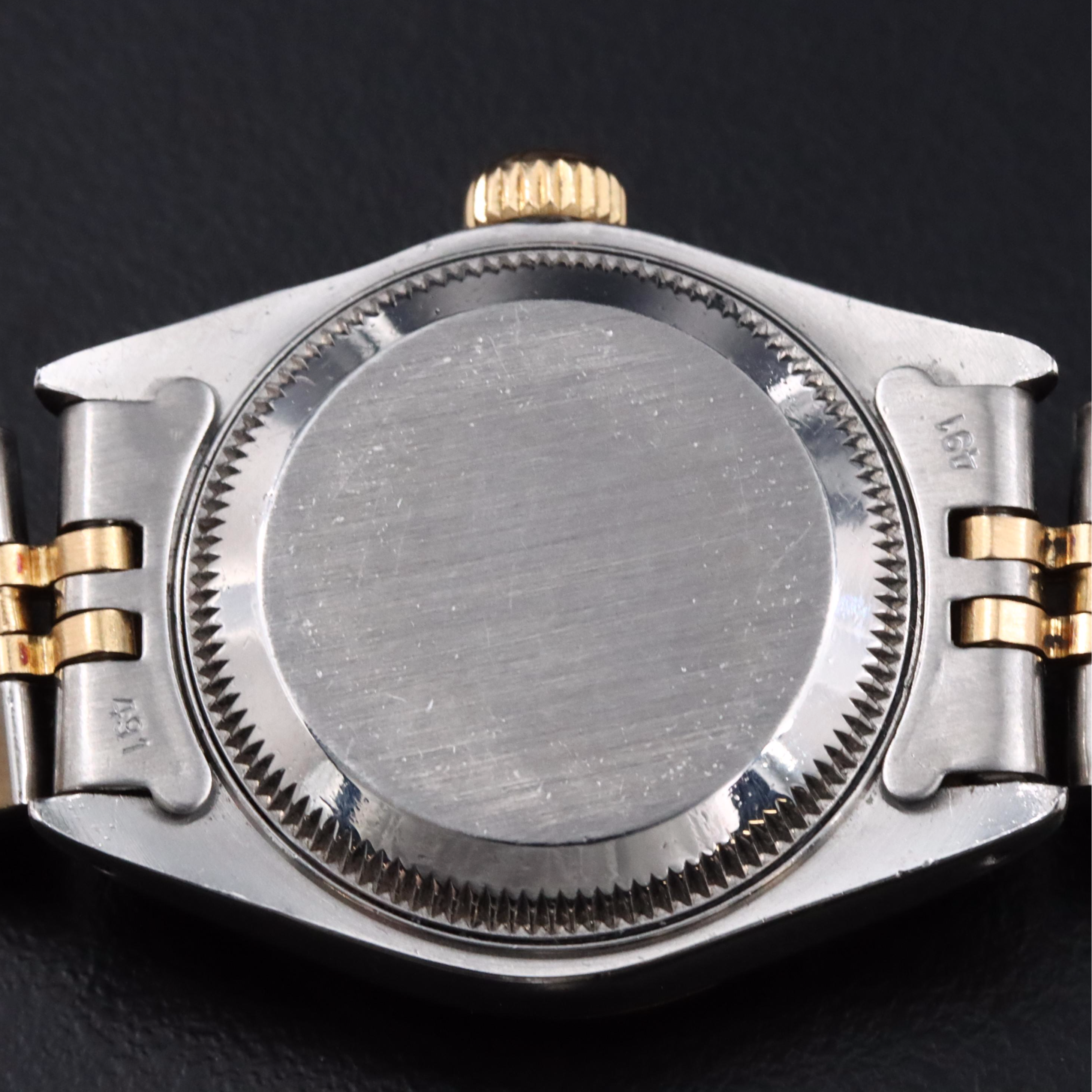 1990 Rolex Custom Diamond Dial Datejust Watch