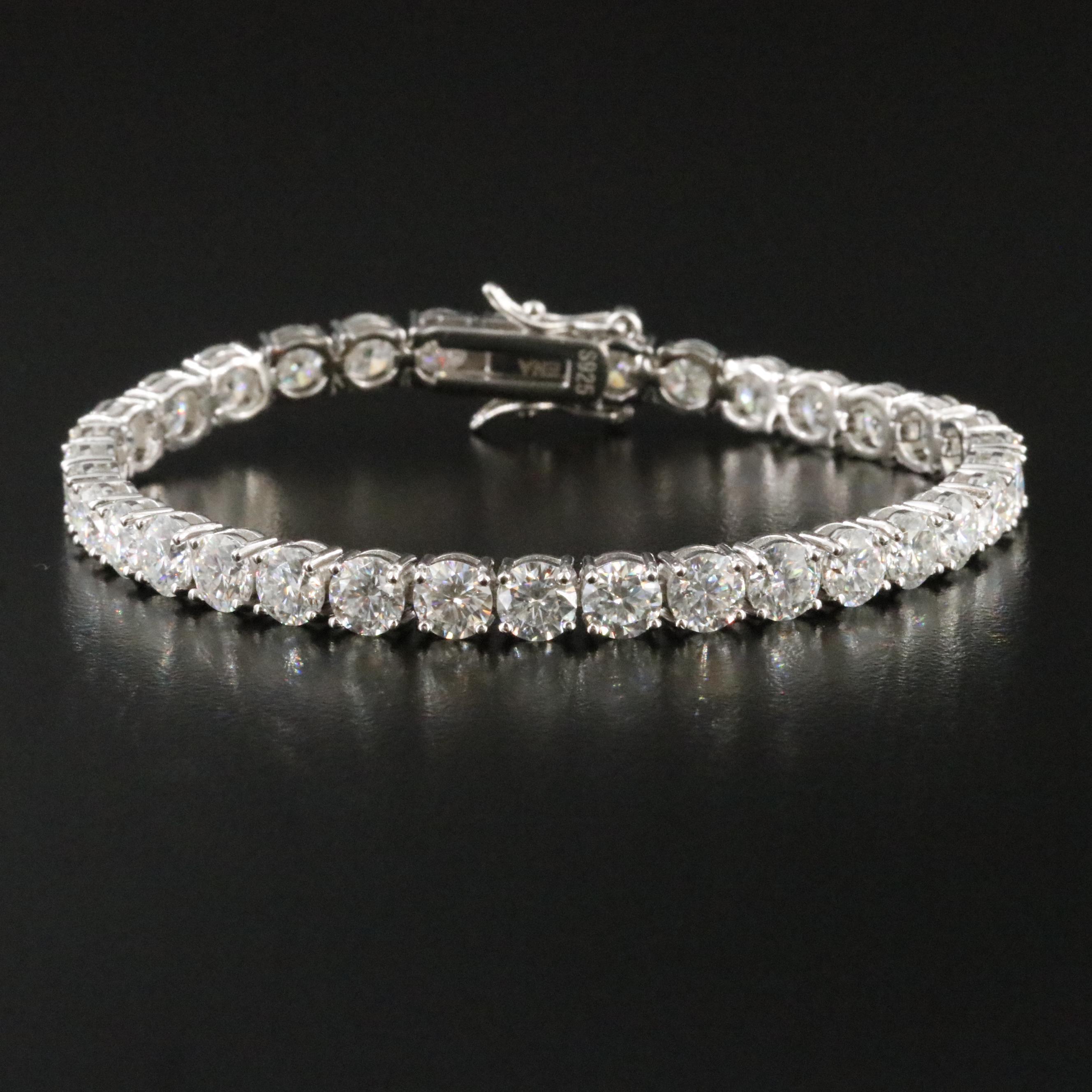 Sterling Moissanite Bracelet